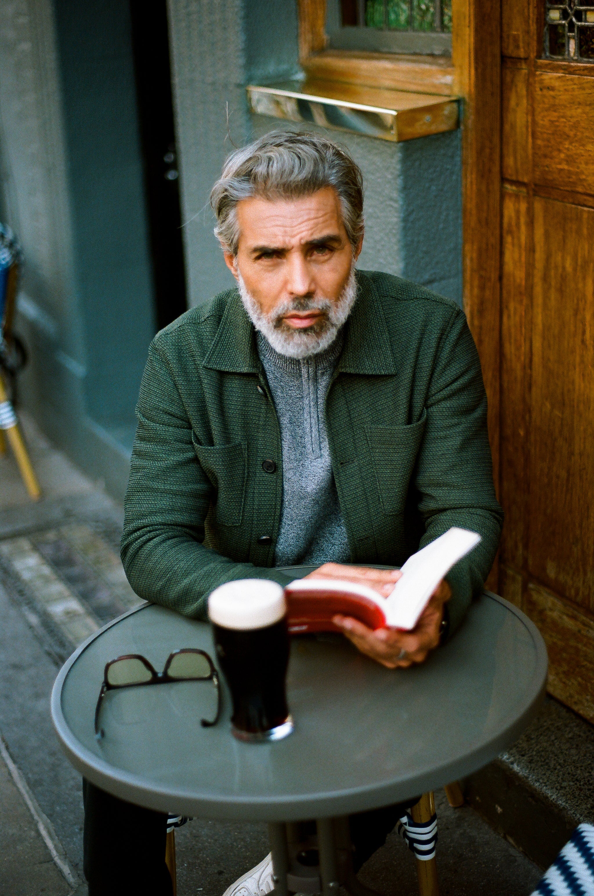 J Jimmy Quarter Zip - Grey White - Wear London