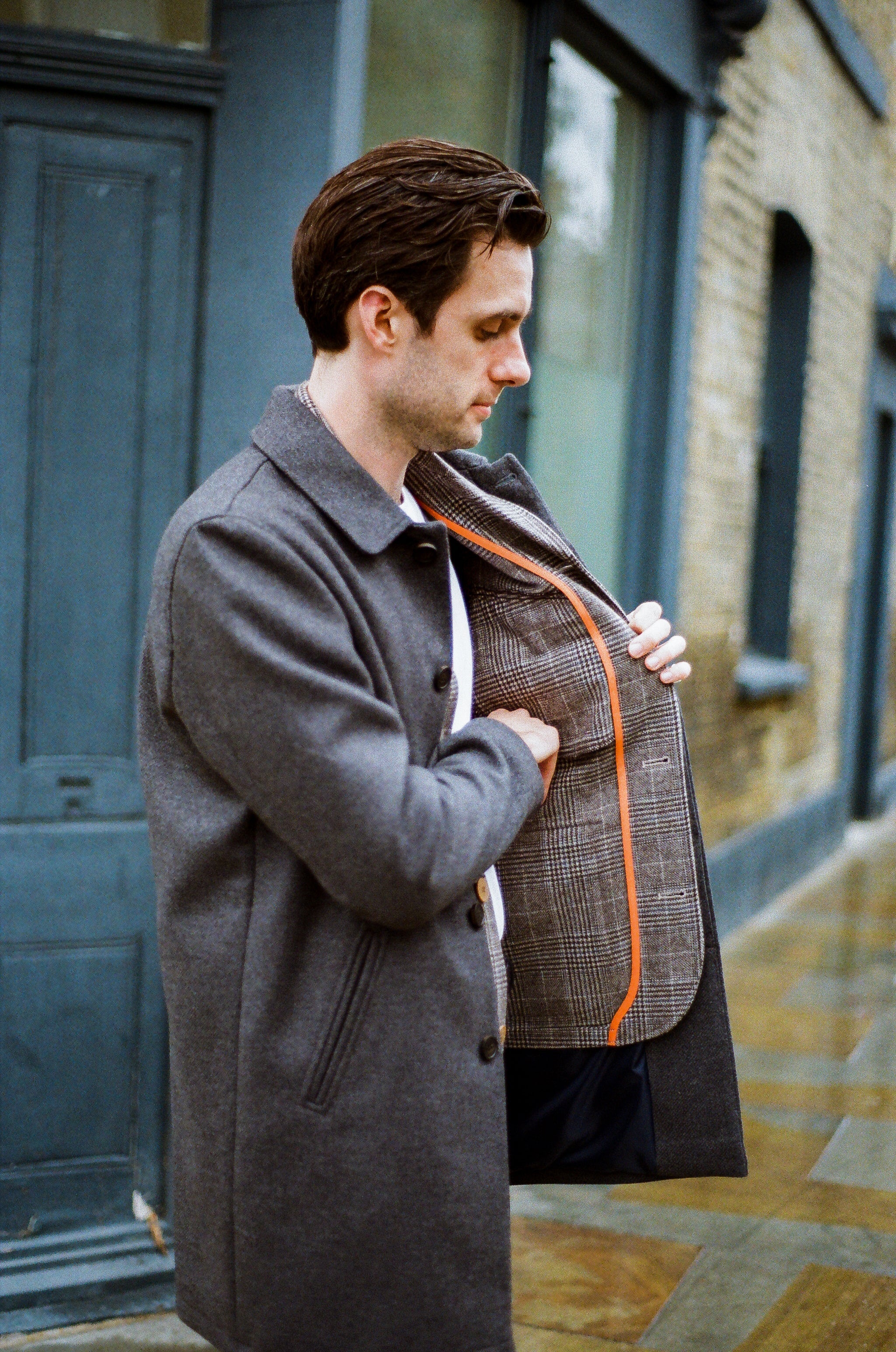 Bailey Casual Blazer - Vargas Wool Check - Wear London