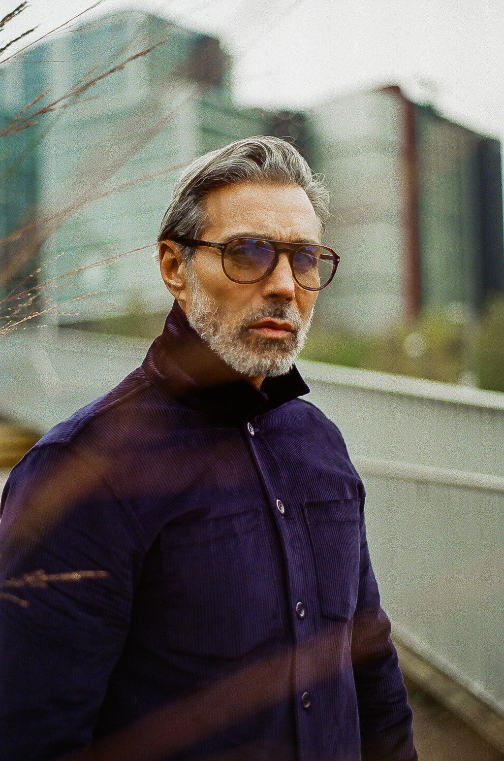 Bart Corduroy Overshirt - Dark Navy - Wear London