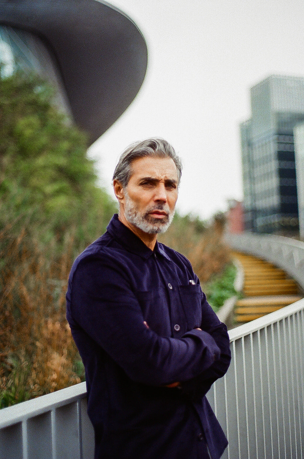 Bart Corduroy Overshirt - Dark Navy - Wear London