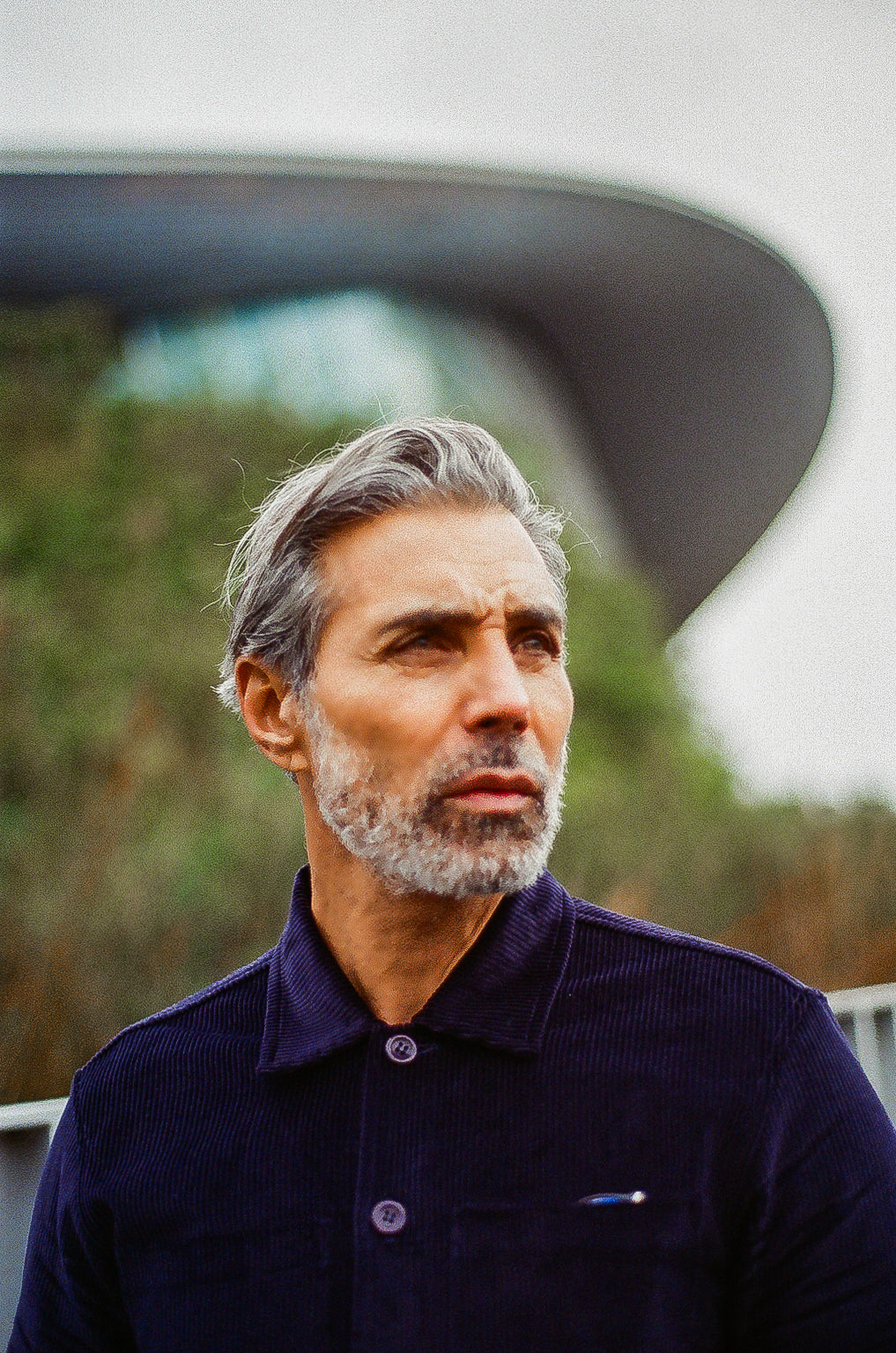 Bart Corduroy Overshirt - Dark Navy - Wear London