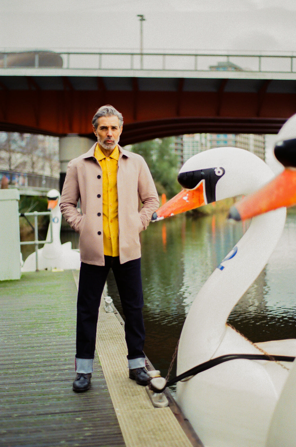 Bart Corduroy Overshirt - Gold - Wear London