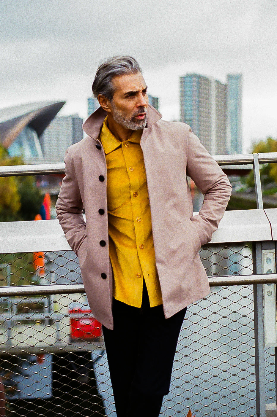 Bart Corduroy Overshirt - Gold - Wear London