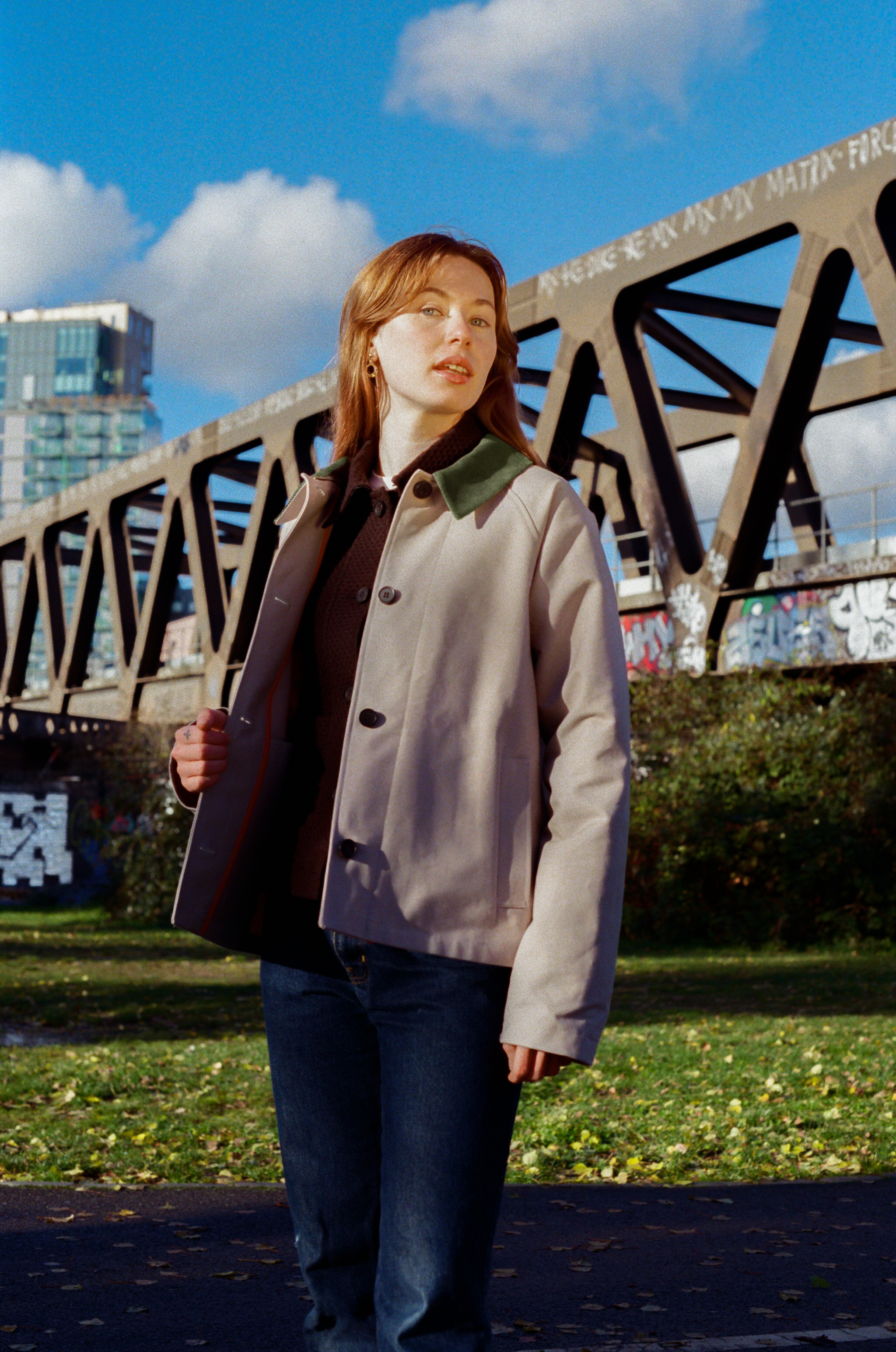 Lola cropped mac - Showerproof Cotton - Wear London