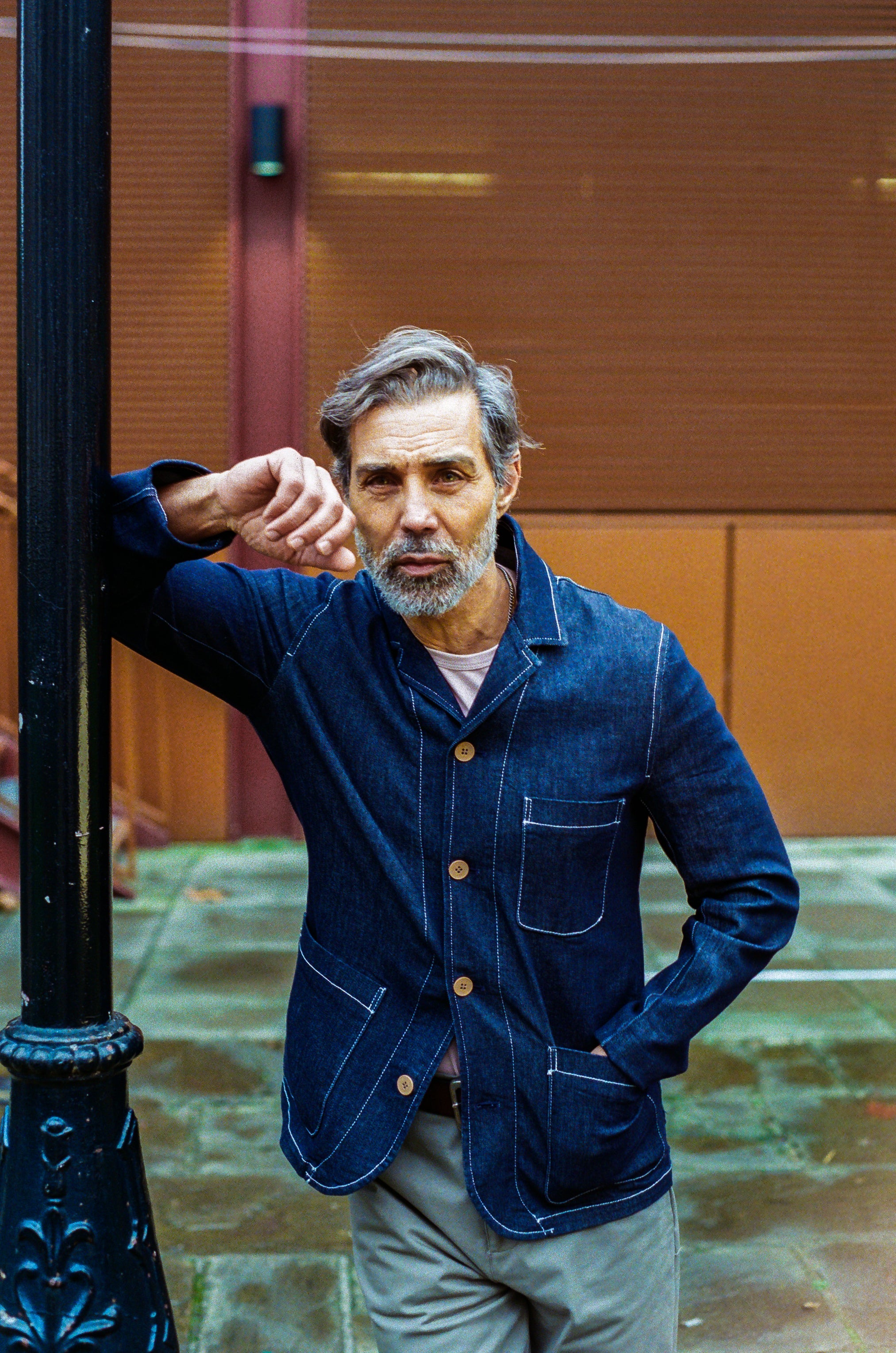 Tuxford Casual Blazer - Stay Blue Denim - Wear London