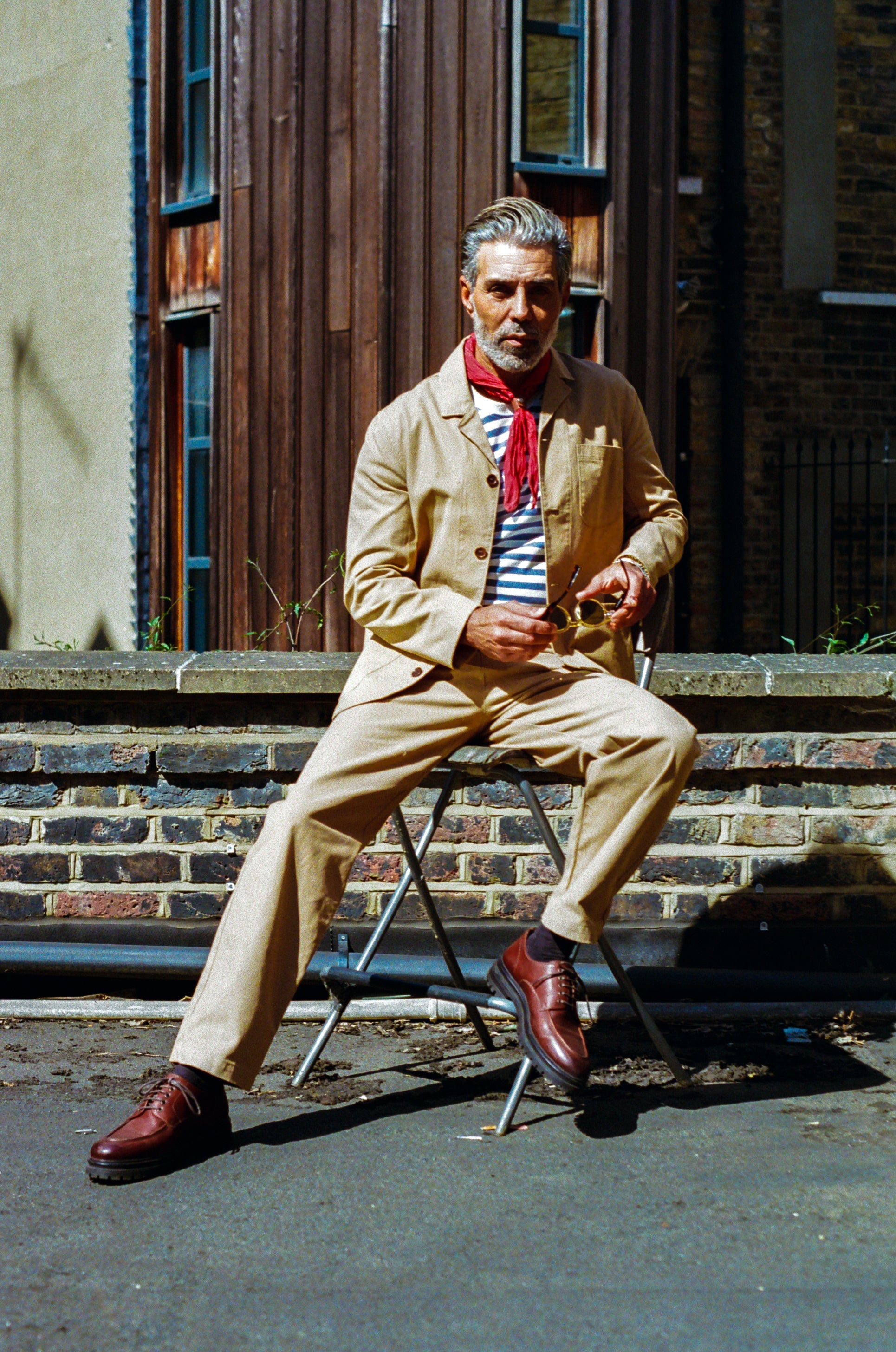 Temple Trouser - Camel Canvas - Wear London