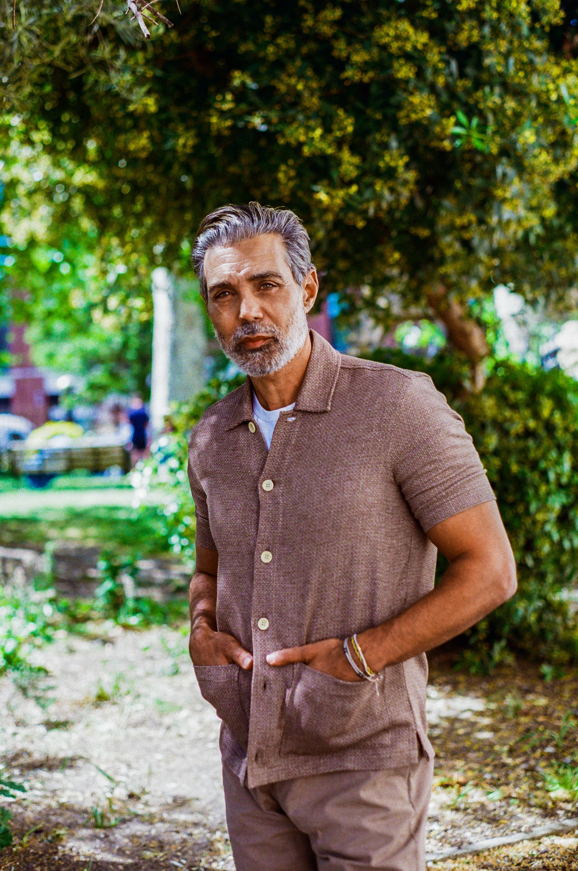 Bethnal Short Sleeve Shirt - Tobacco Tirreno - Wear London