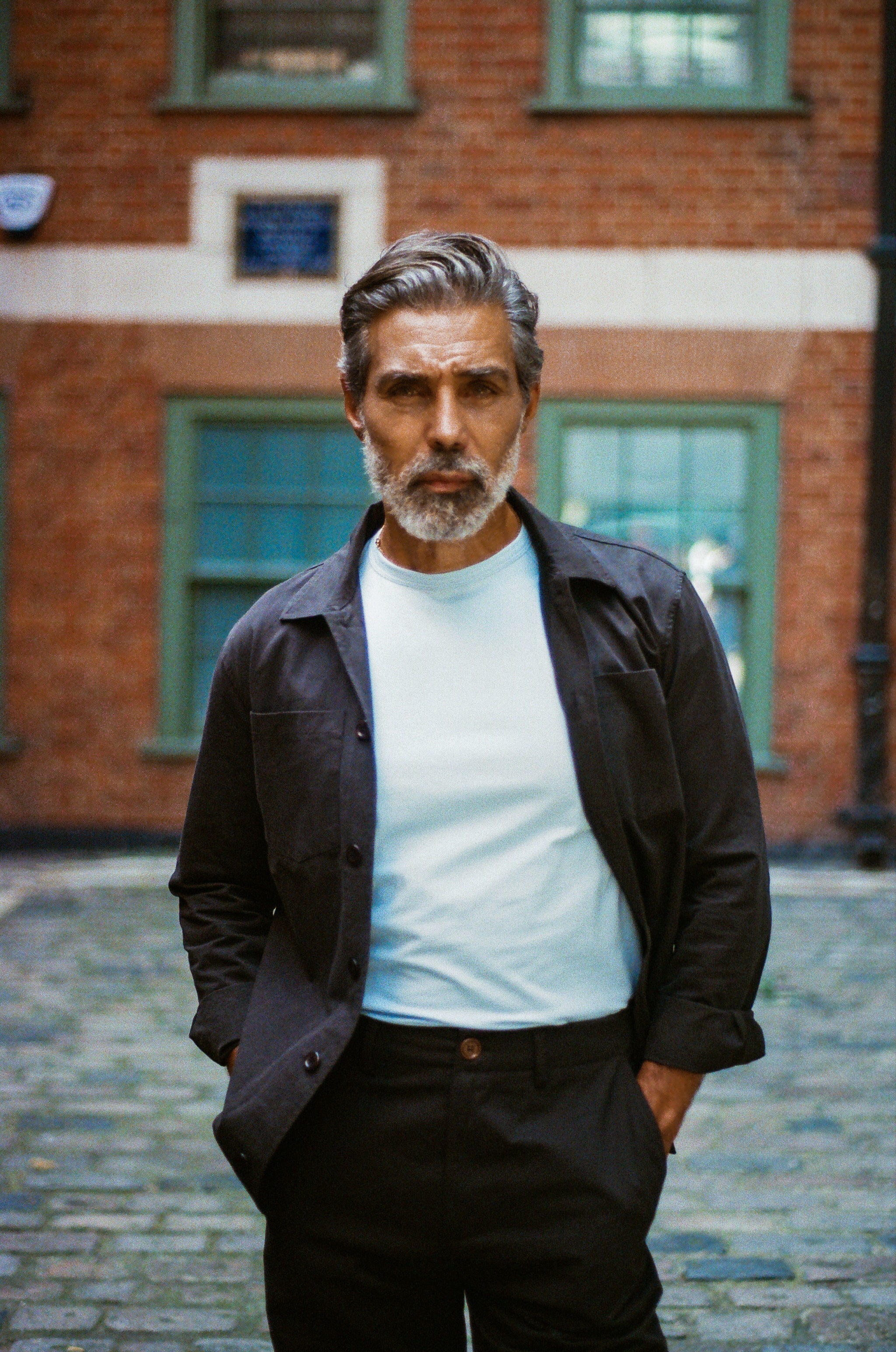 Bart Overshirt - Chocolate Cotton Linen - Wear London