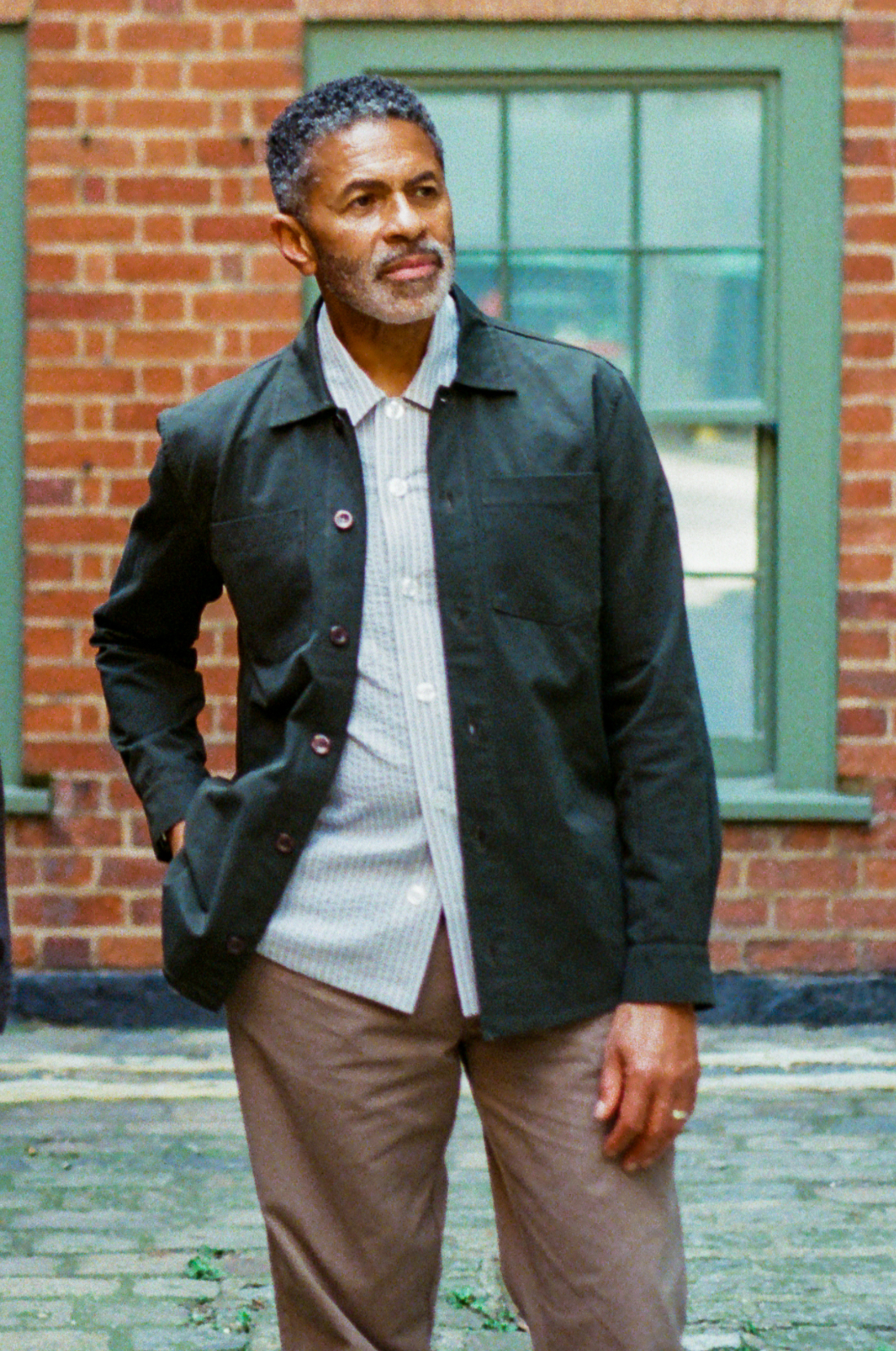 Bart Overshirt - Olive Cotton Linen - Wear London