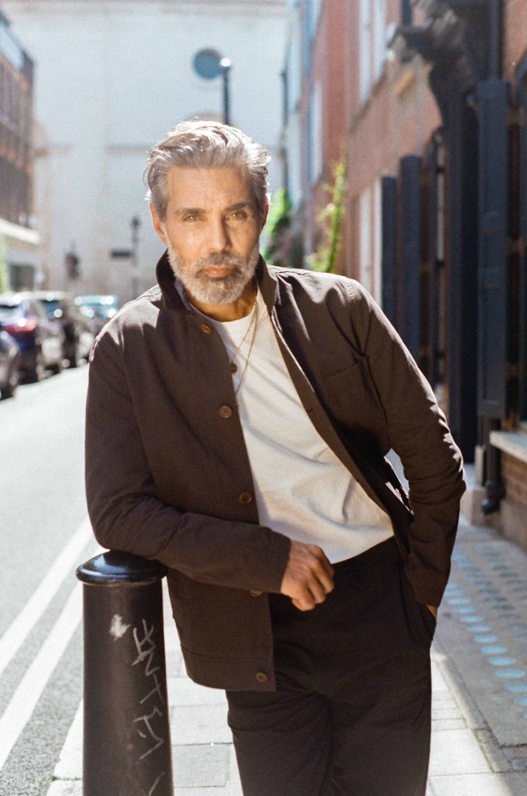 The Lutti Jacket - Chocolate Cotton Linen - Wear London