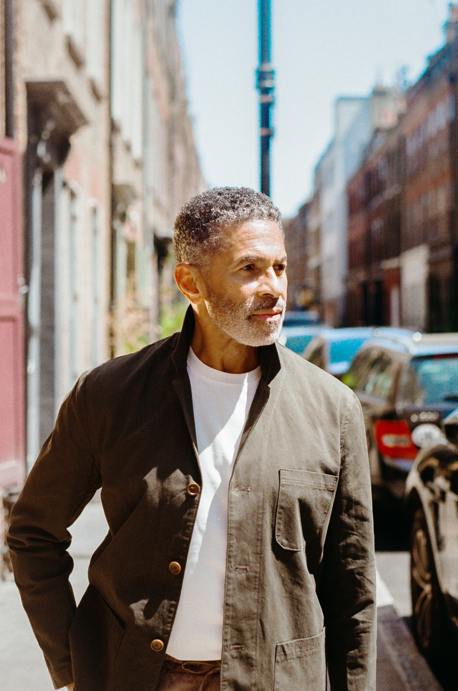 The Pearlman Casual Blazer - Olive Cotton Linen - Wear London