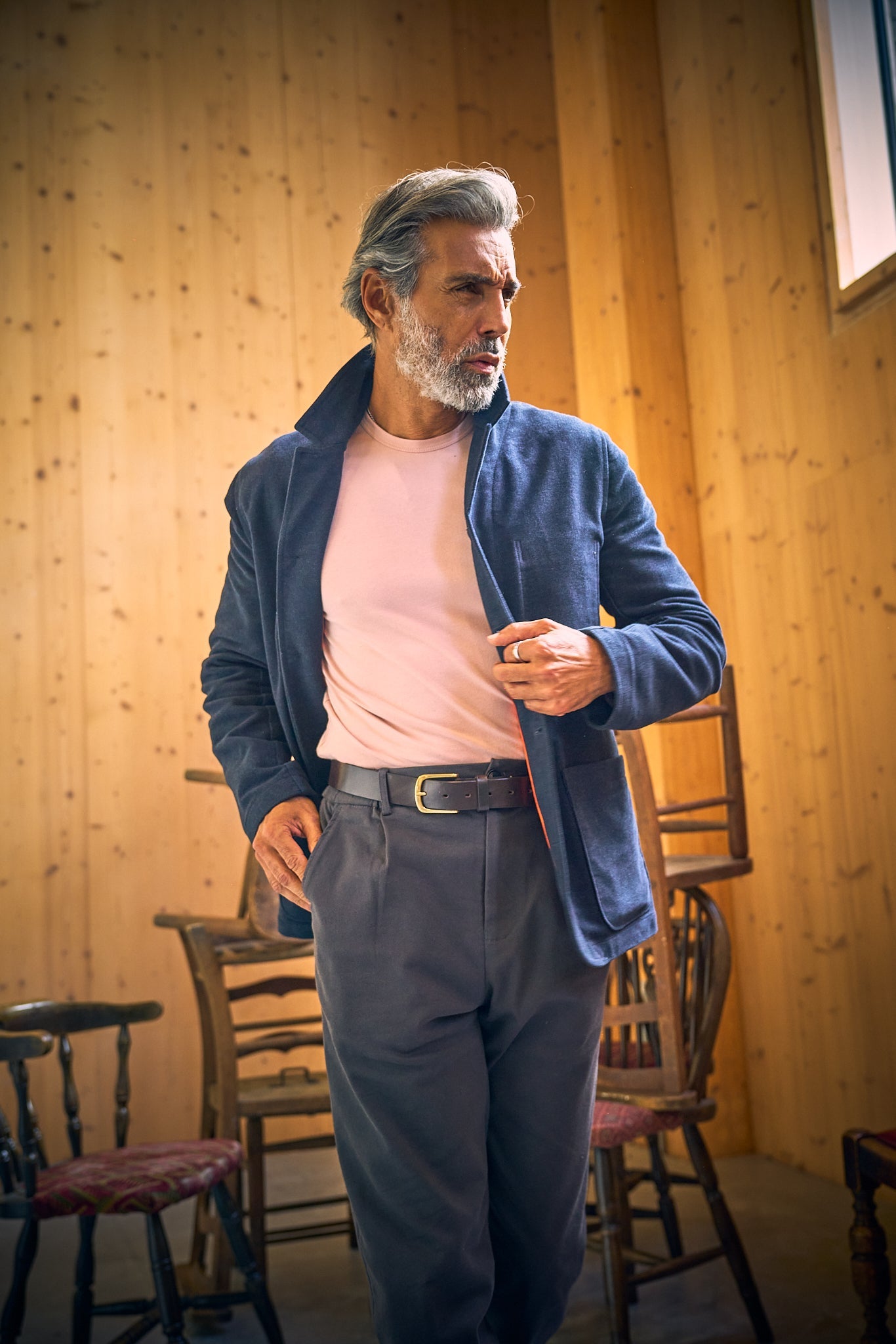 Crispin Superflex Chino - Grey - Wear London