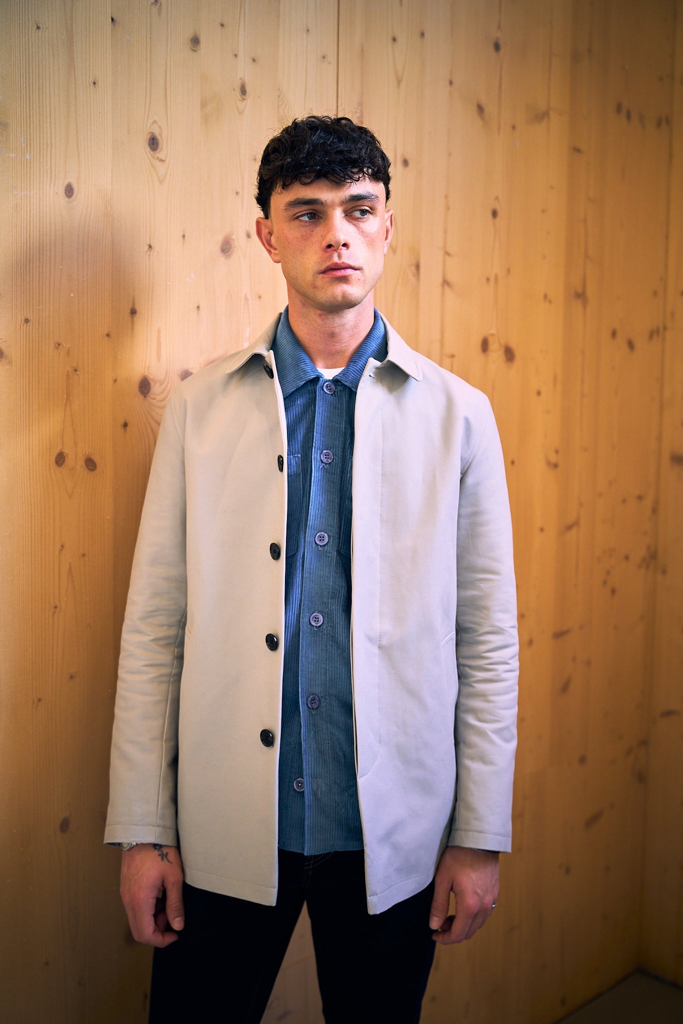 Bank Short Mac Lined - Putty DX - Wear London