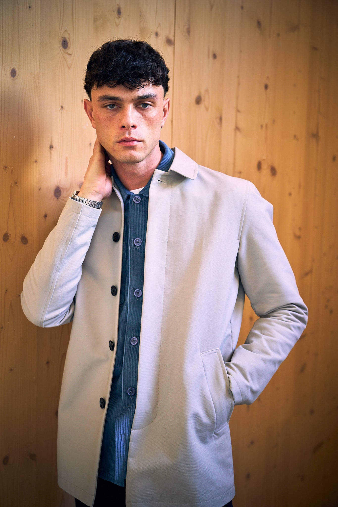 Bank Short Mac Lined - Putty DX - Wear London