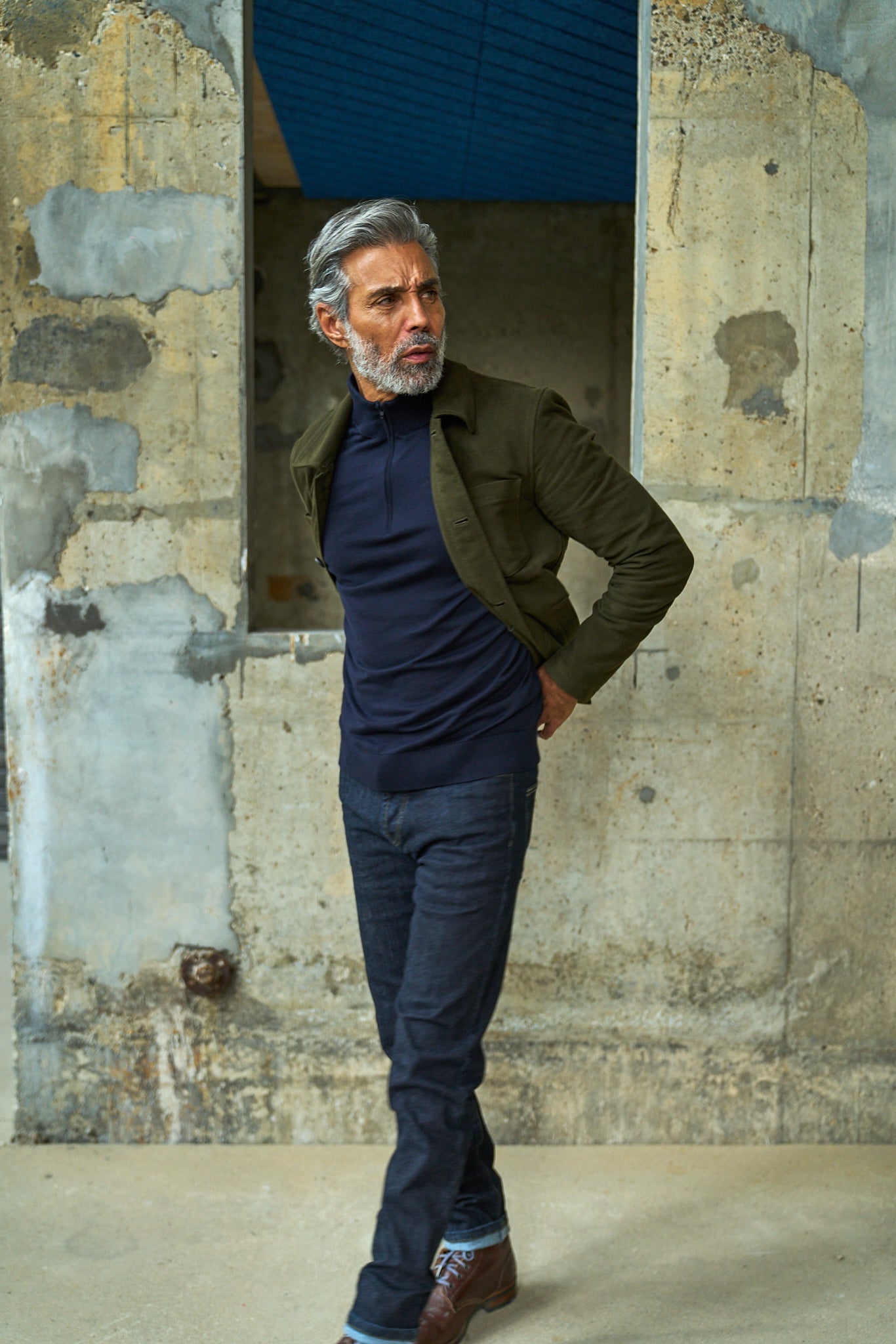 Southend Shacket Unlined - Olive Moleskin - Wear London