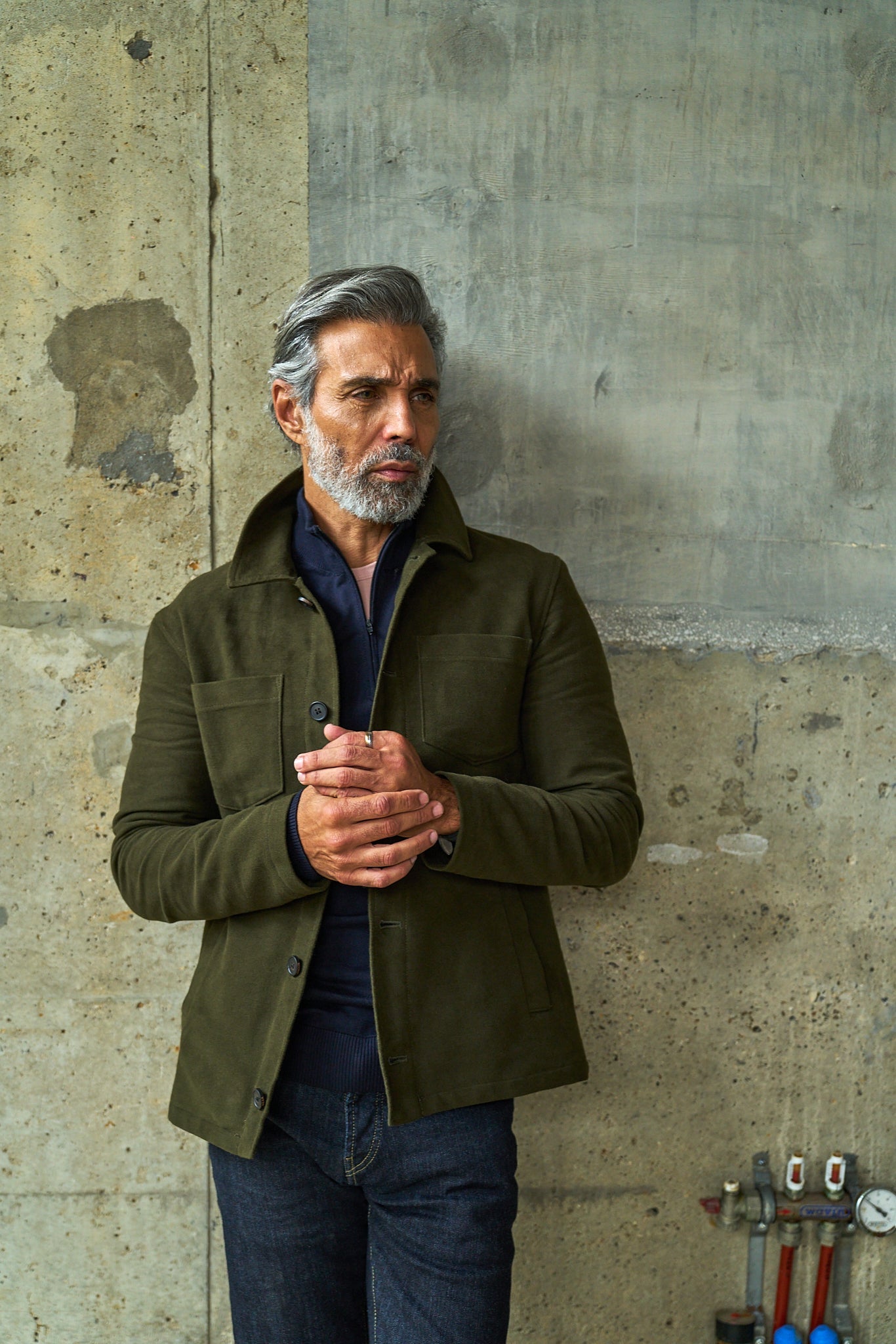 Southend Shacket Unlined - Olive Moleskin - Wear London