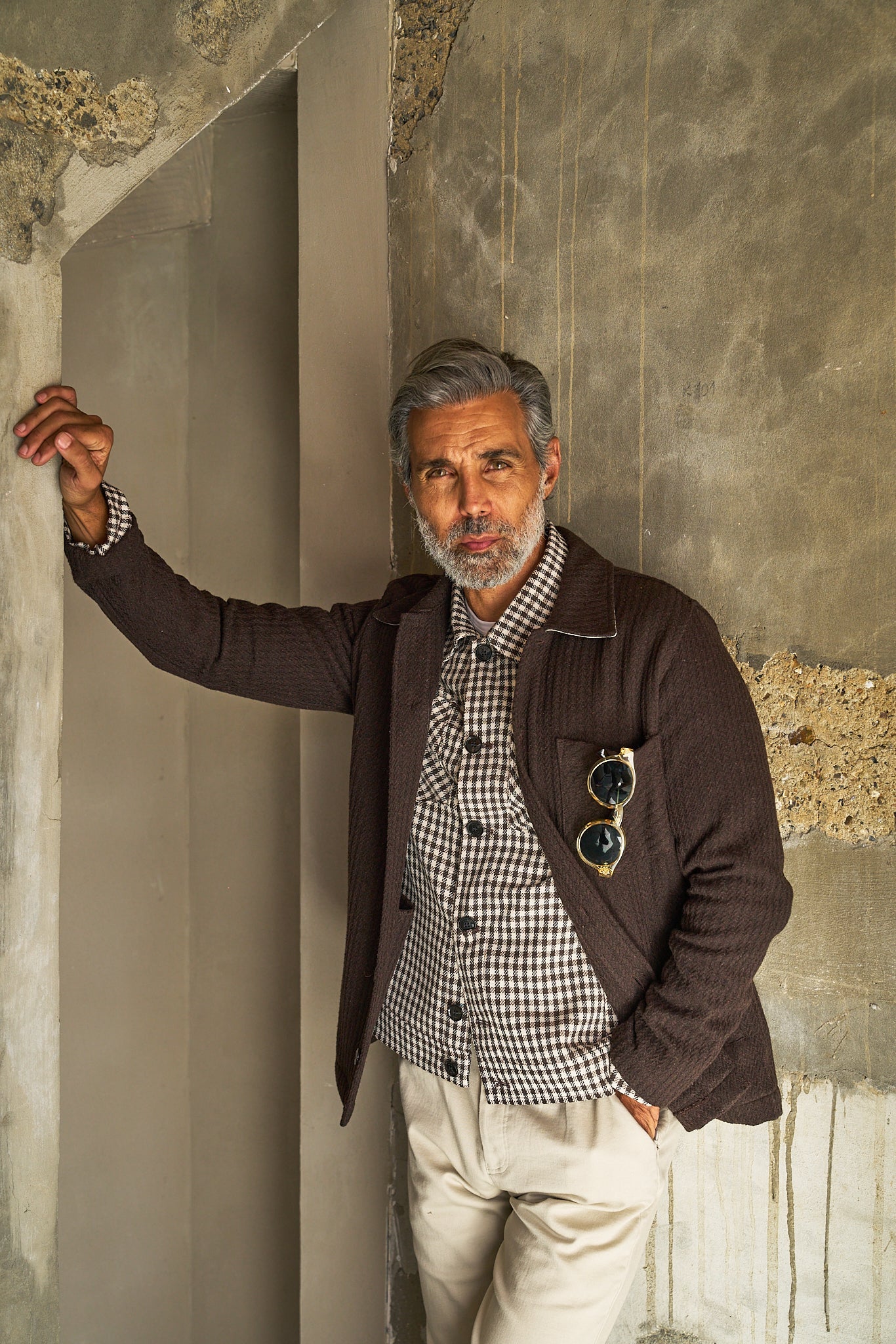 Theydon Overshirt - Chocolate Waffle - Wear London