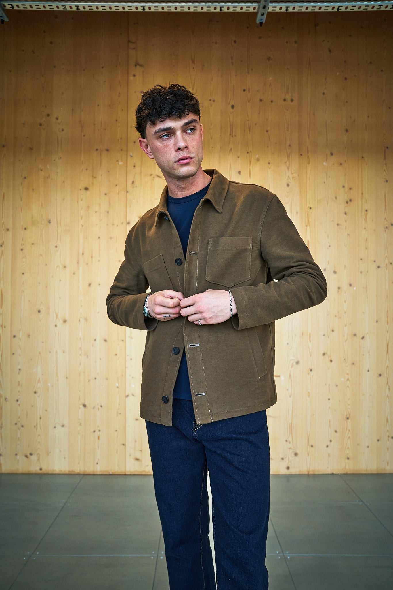 Southend Shacket Unlined - Camel Moleskin - Wear London