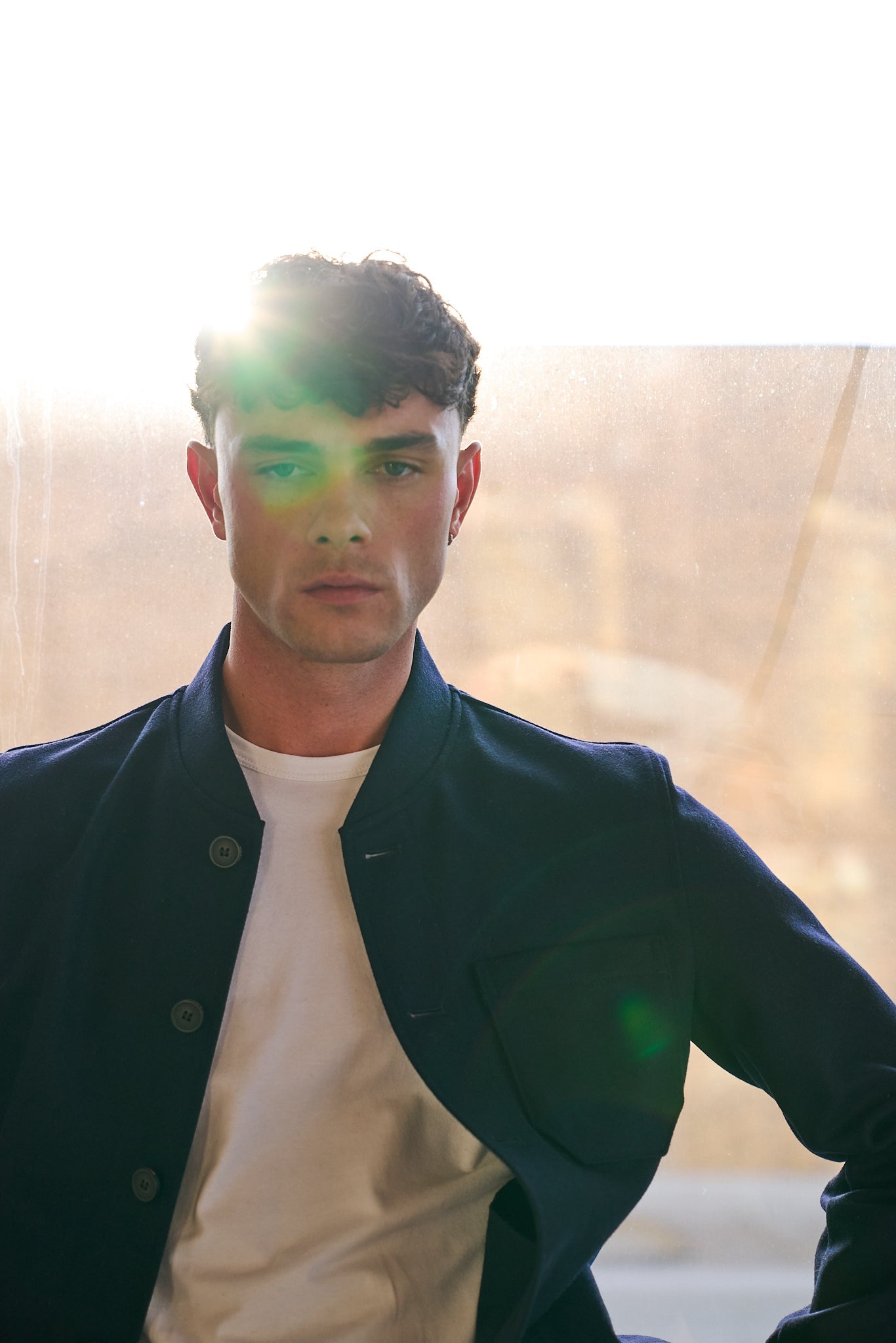 Aldgate Shacket - Navy Wool - Wear London