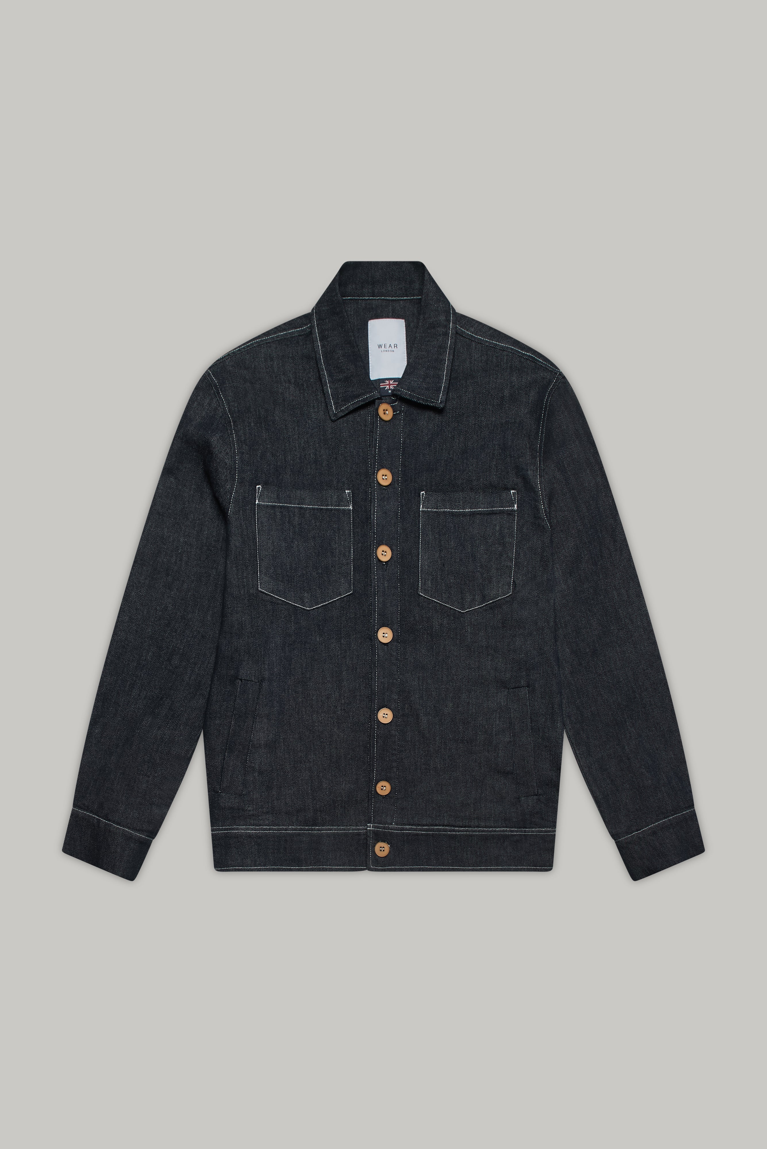 Turner Long Sleeve Shirt - Denim Stay Blue - Wear London
