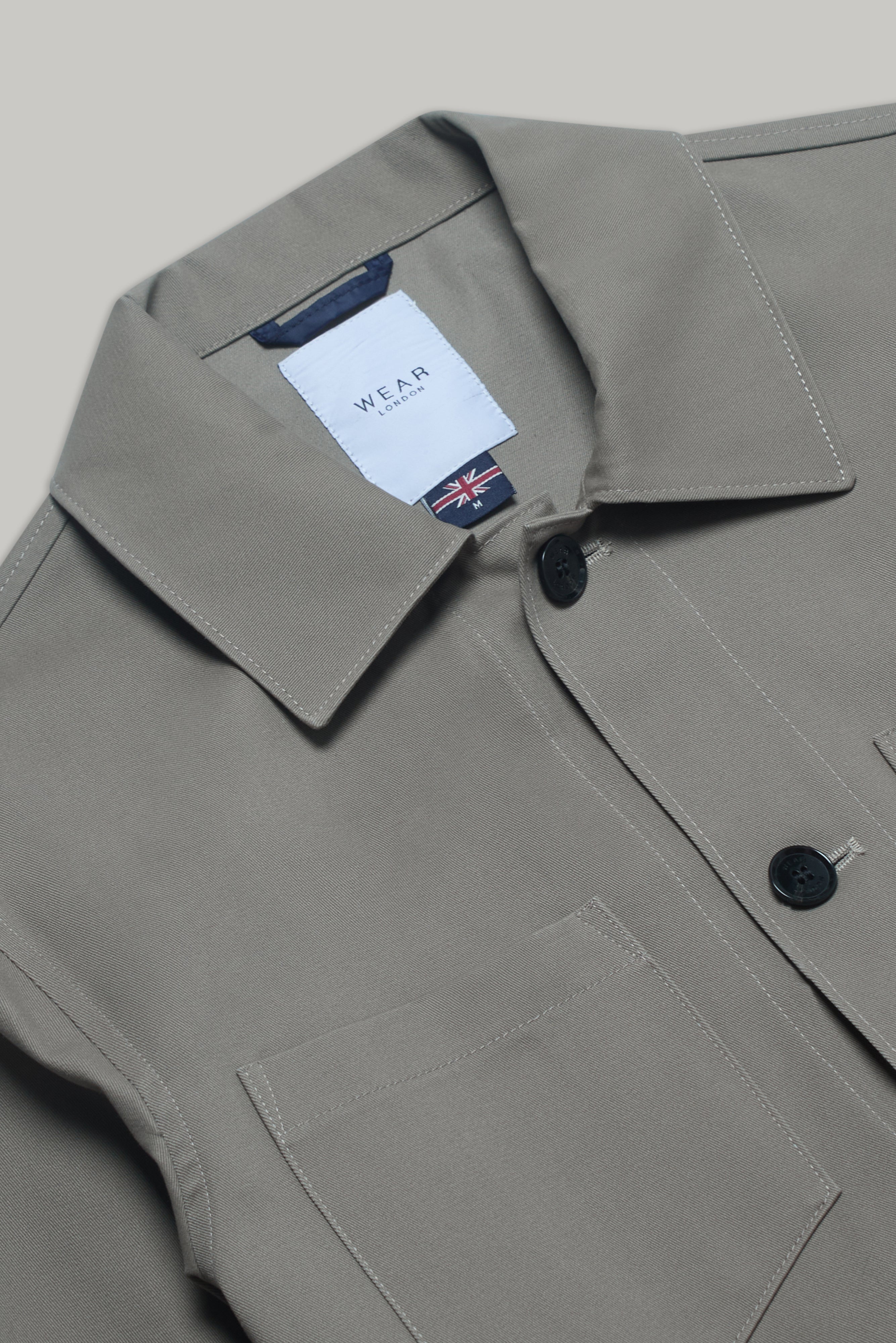 Southend Shacket Unlined - Stone Stretch - Wear London