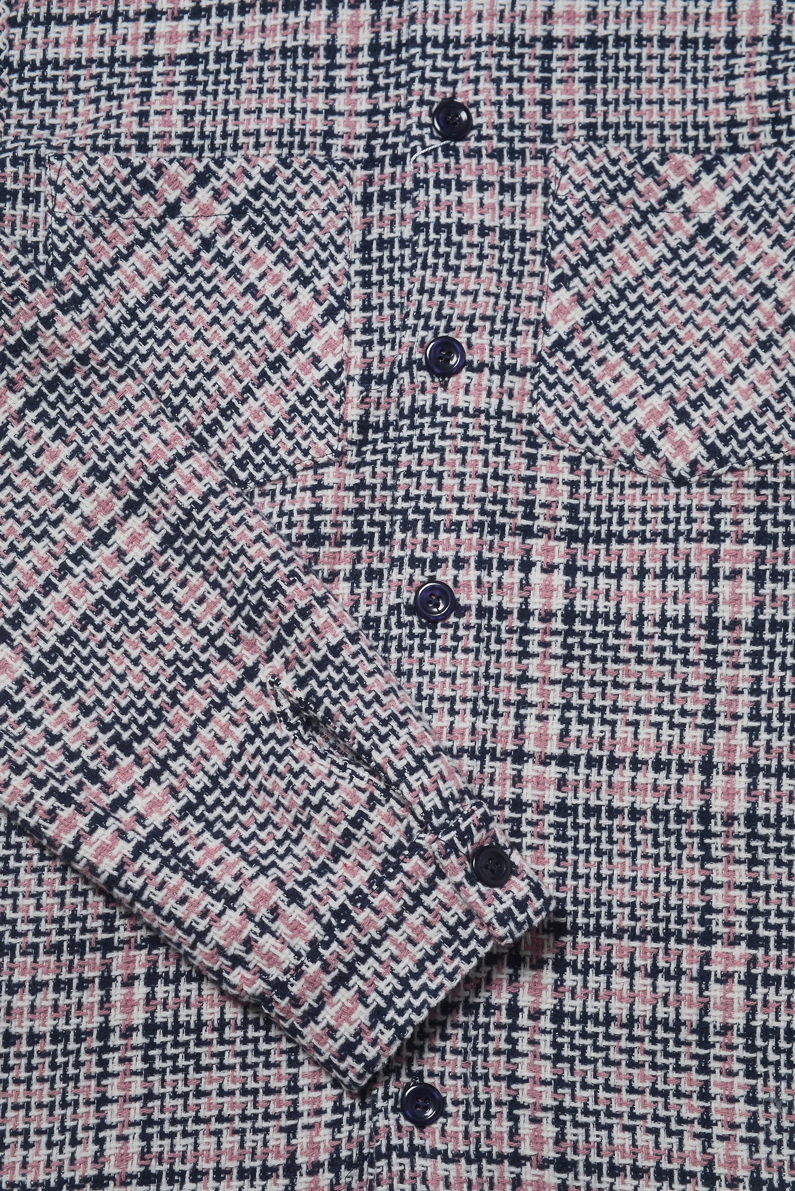 Bart Overshirt - Navy Pink - Wear London