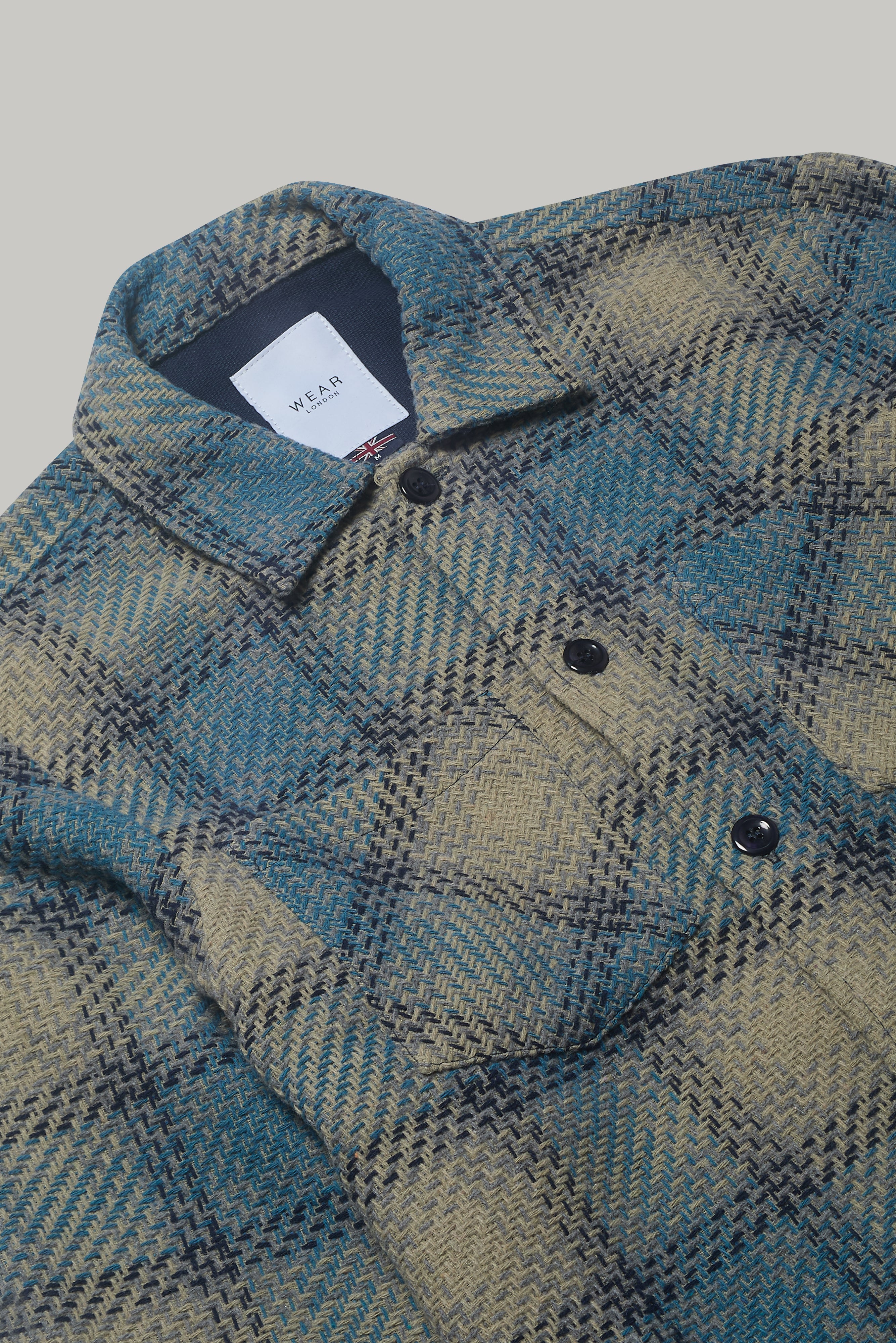 Bart Overshirt - Silver Navy - Wear London