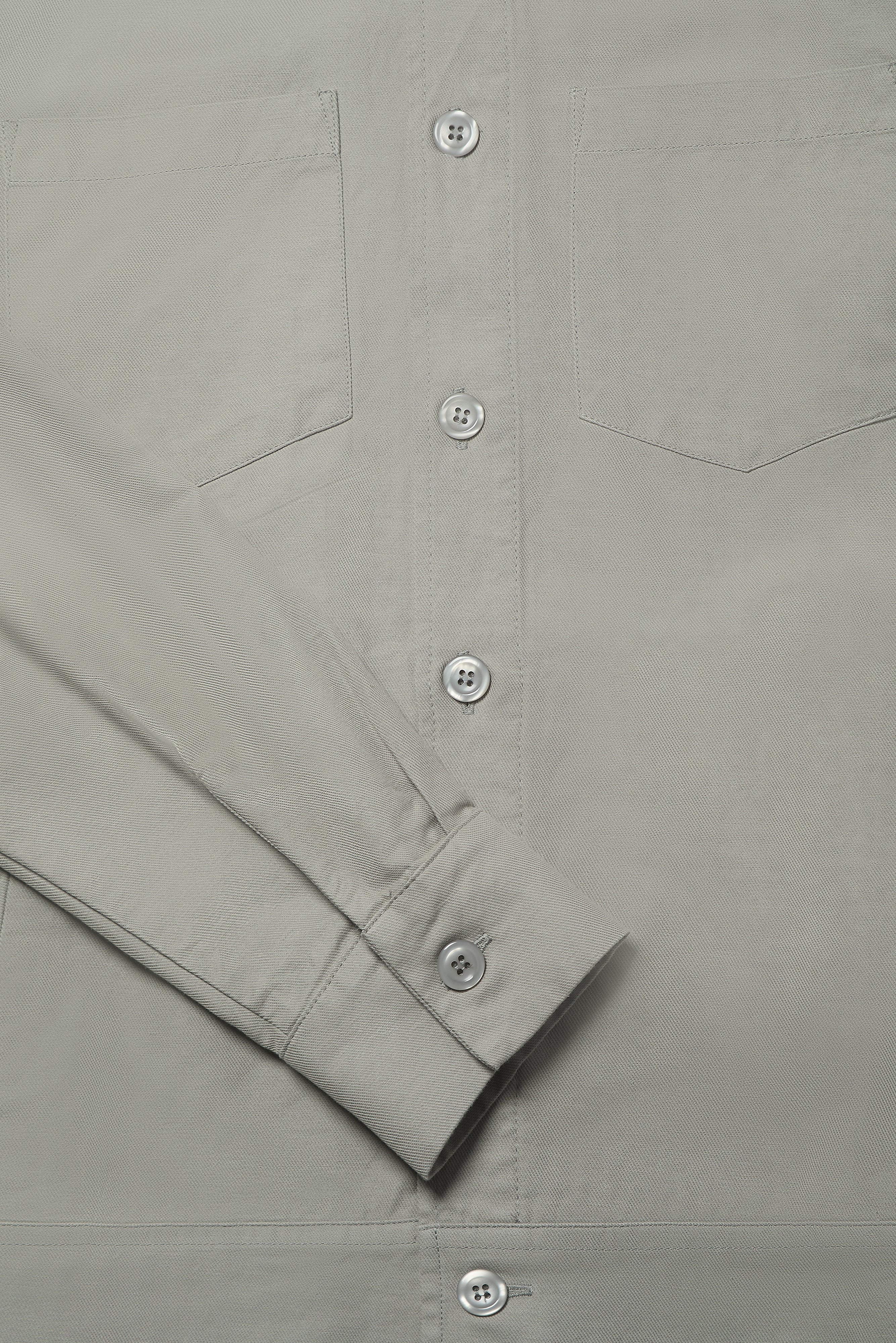 Turner Long Sleeve Shirt - Cotton Linen Stone - Wear London