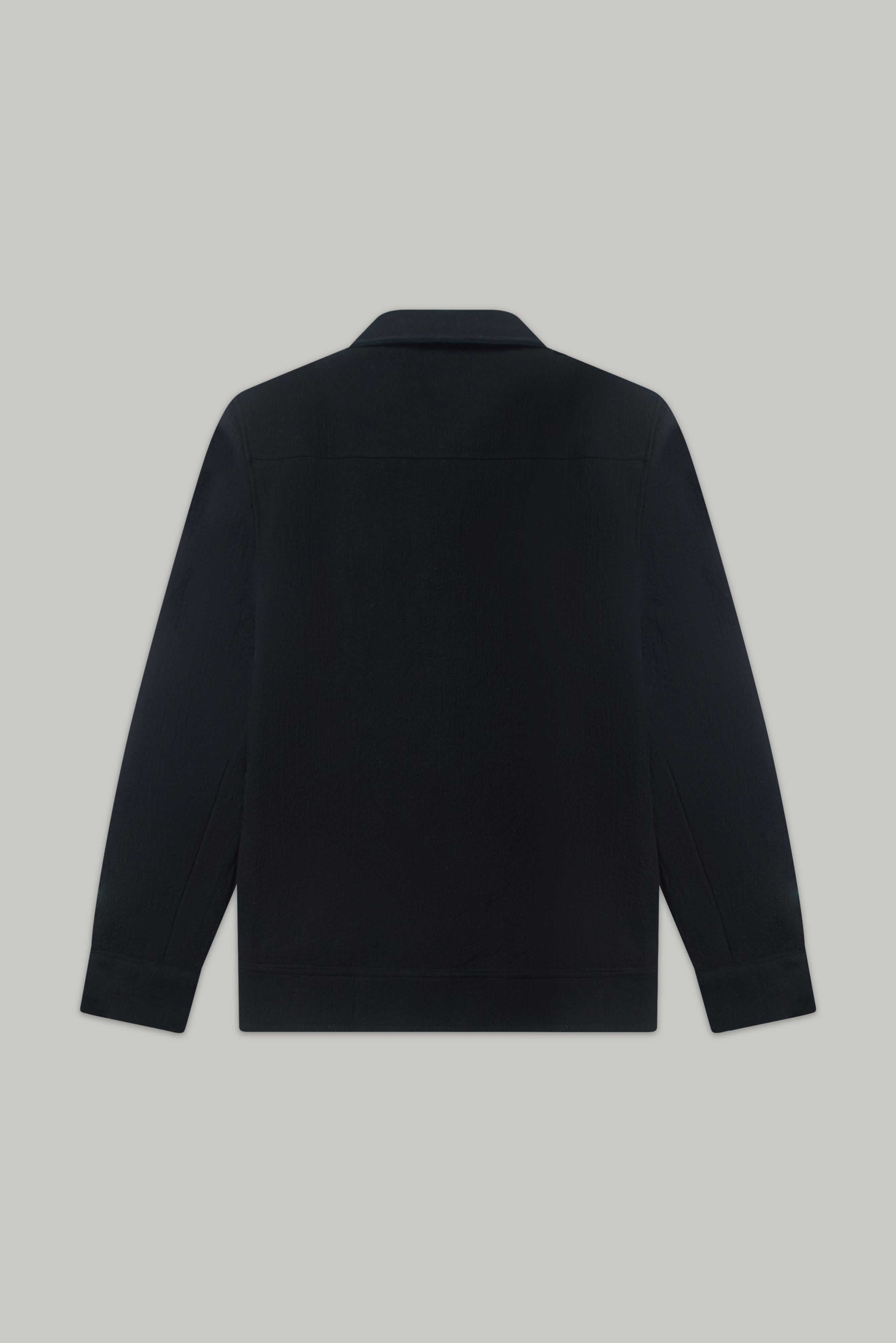 Turner Long Sleeve Shirt - Super Black - Wear London