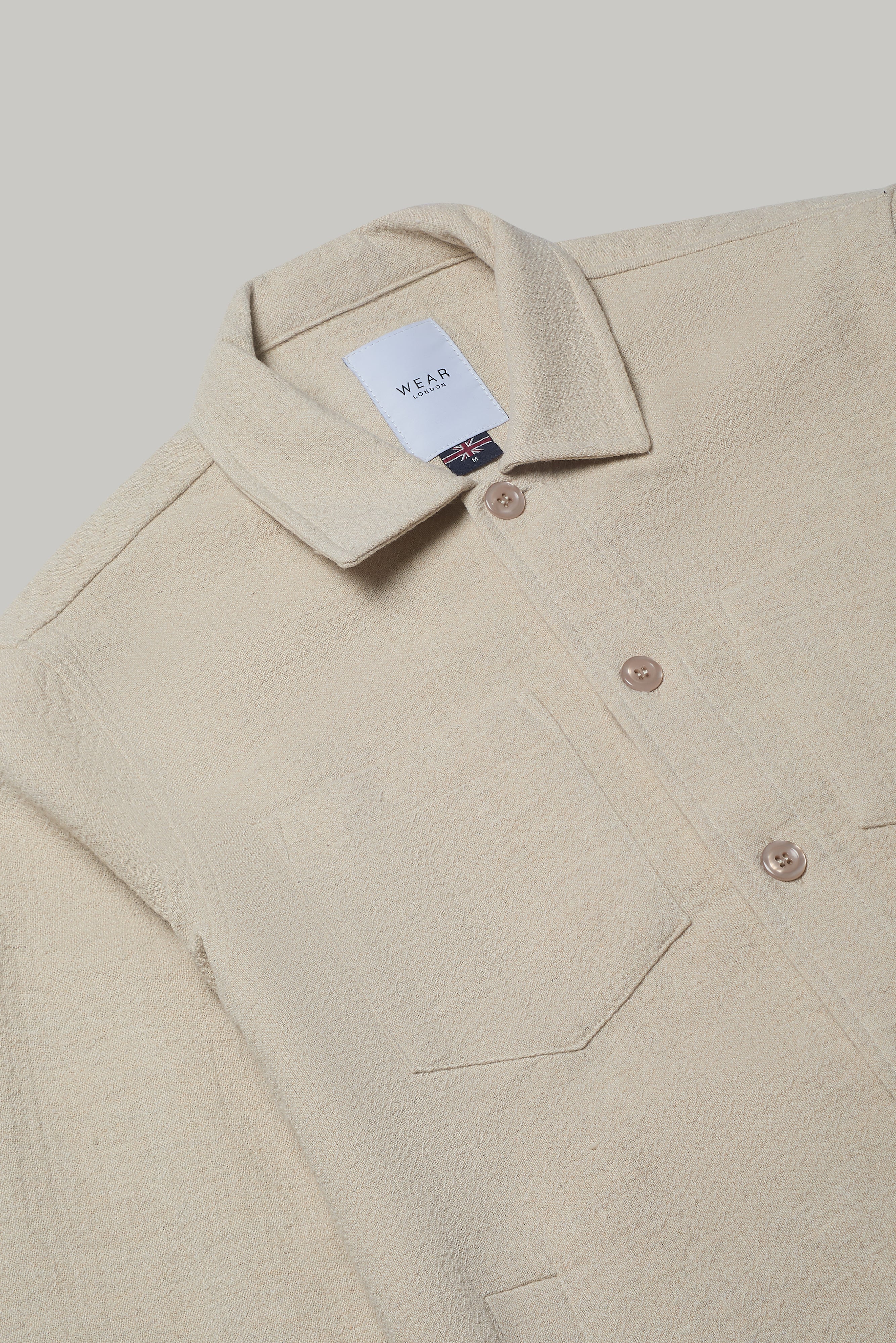 Turner Long Sleeve Shirt - Super Beige - Wear London