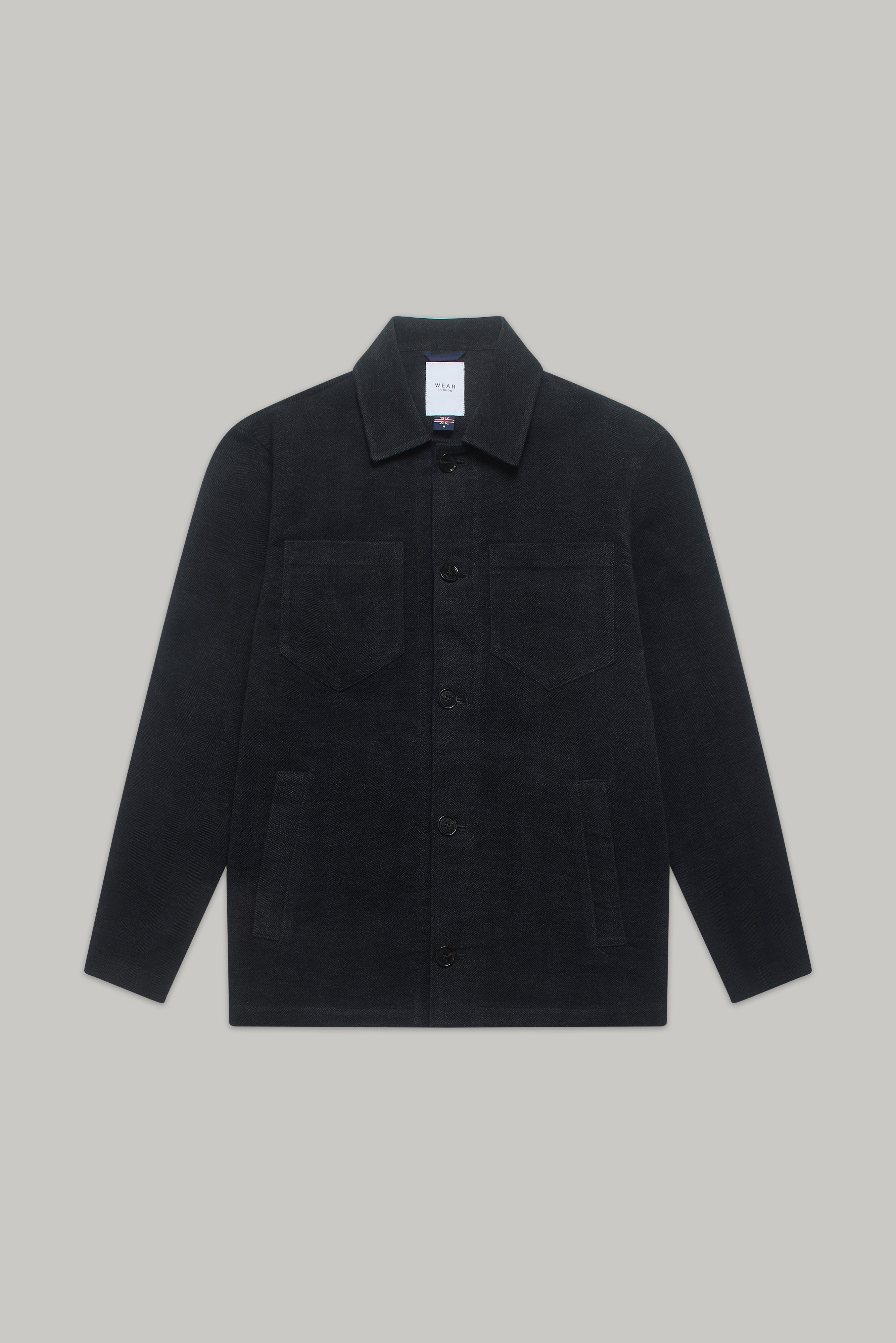 Southend Shacket Unlined - Charcoal Twill Moleskin - Wear London