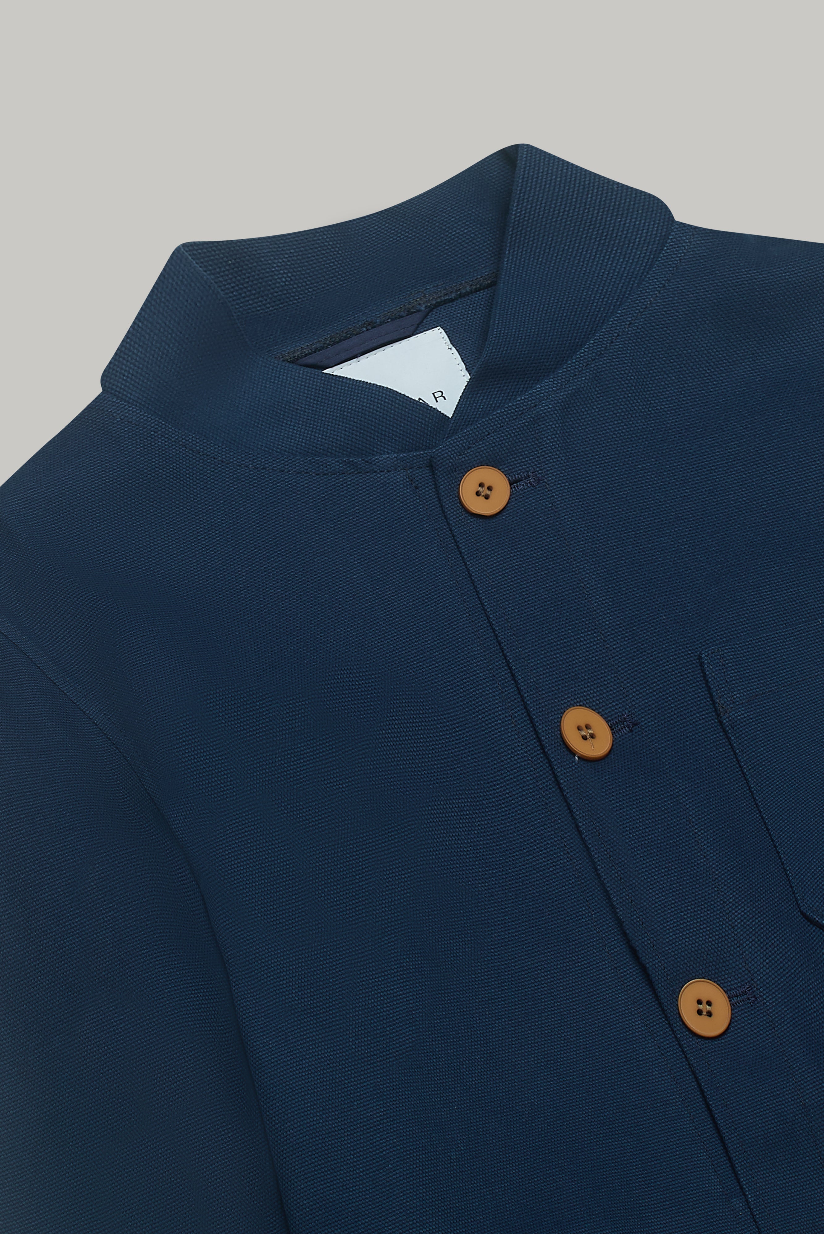 Aldgate Shacket - Mid Navy Canvas - Wear London