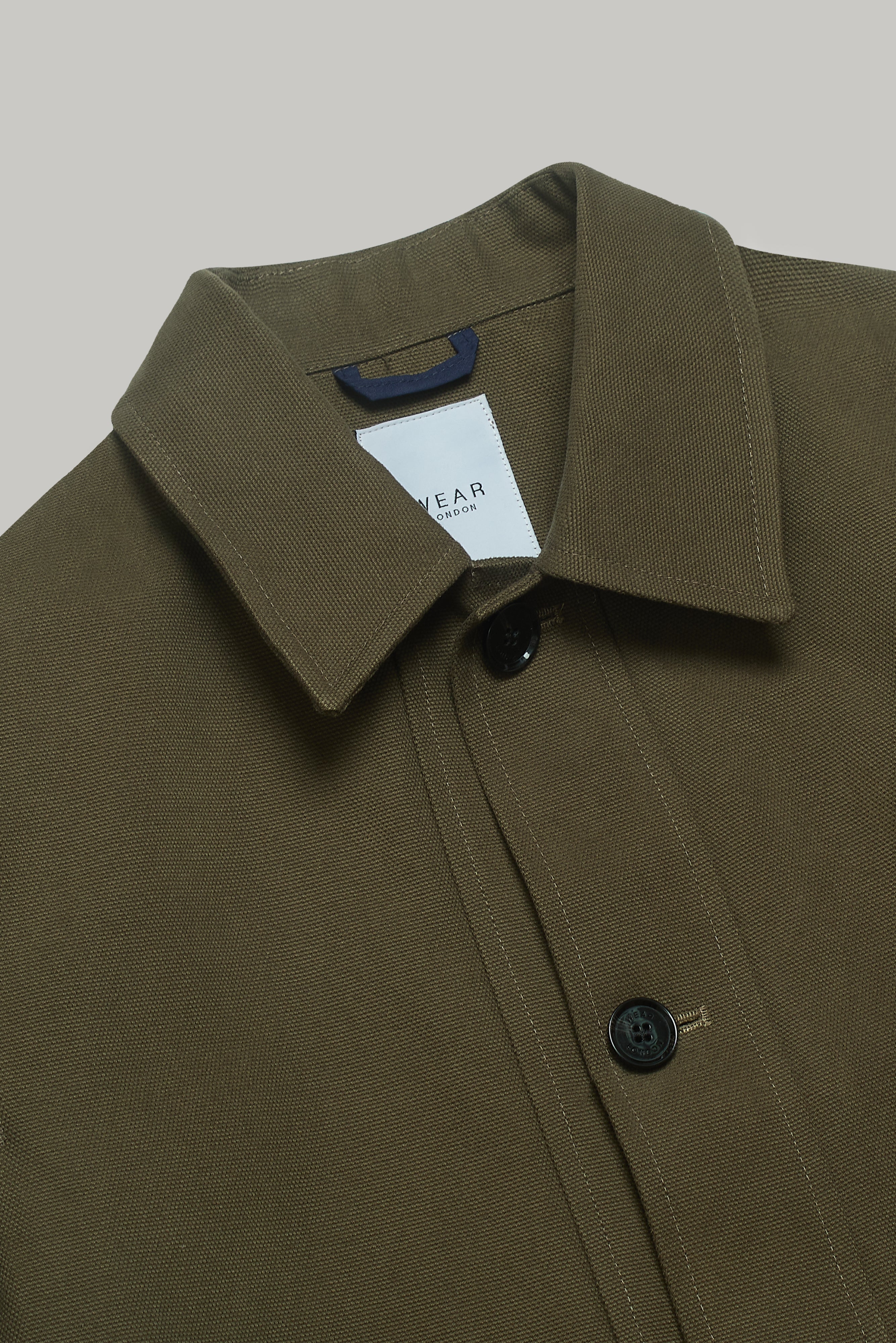 Regency Shacket - Olive Cotton canvas - Wear London