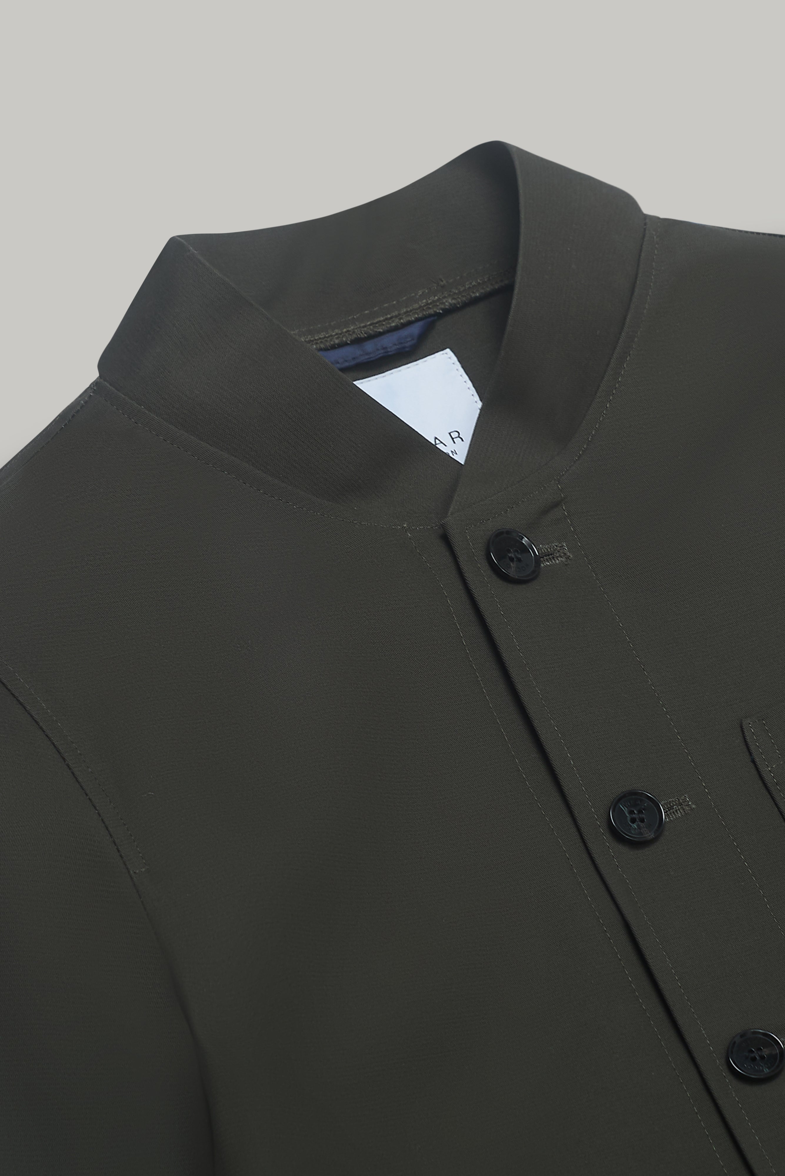 Aldgate Unlined Shacket - Olive Dx - Wear London
