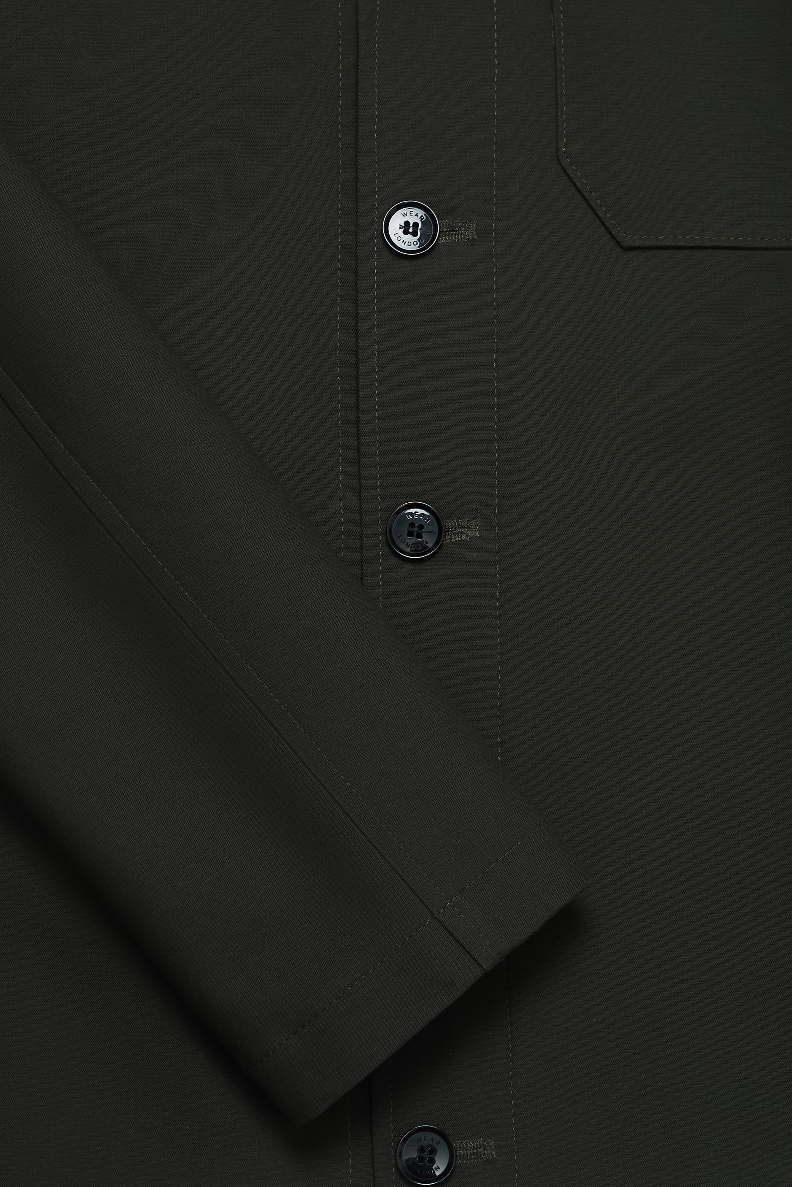 Aldgate Unlined Shacket - Olive Dx - Wear London