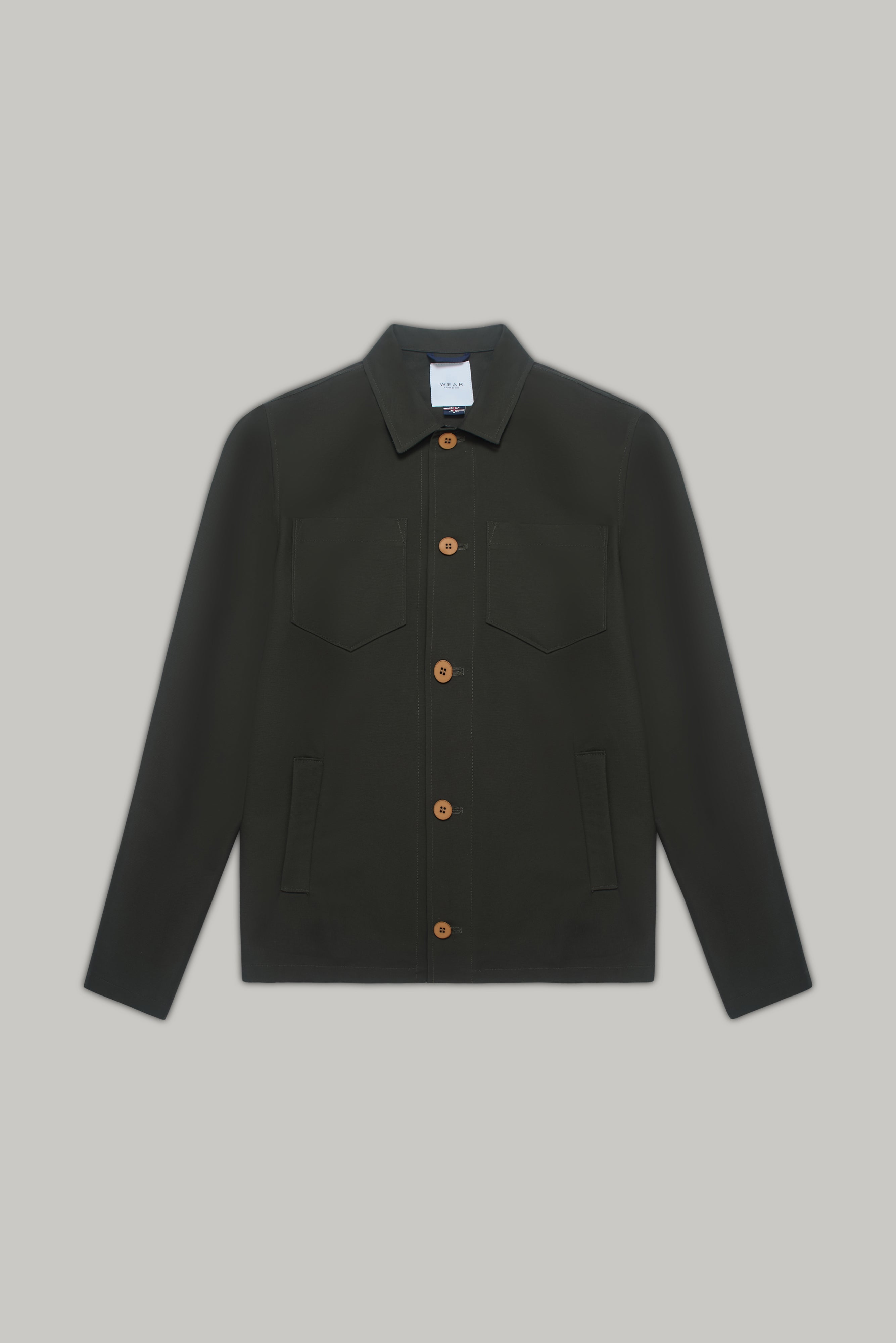 Southend Shacket Unlined - Olive Dx - Wear London