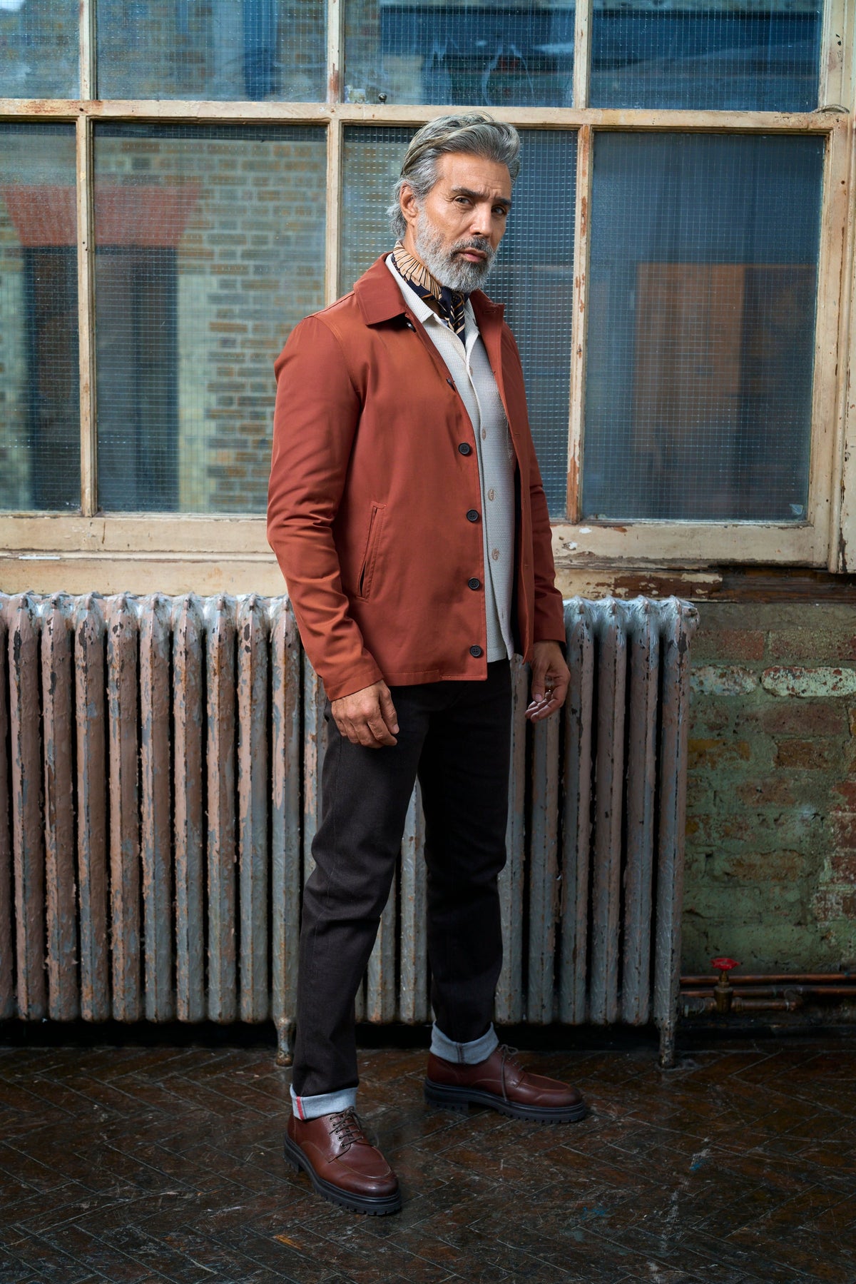 Sherratt Harrington Lined - Showerproof Burnt Orange - Wear London