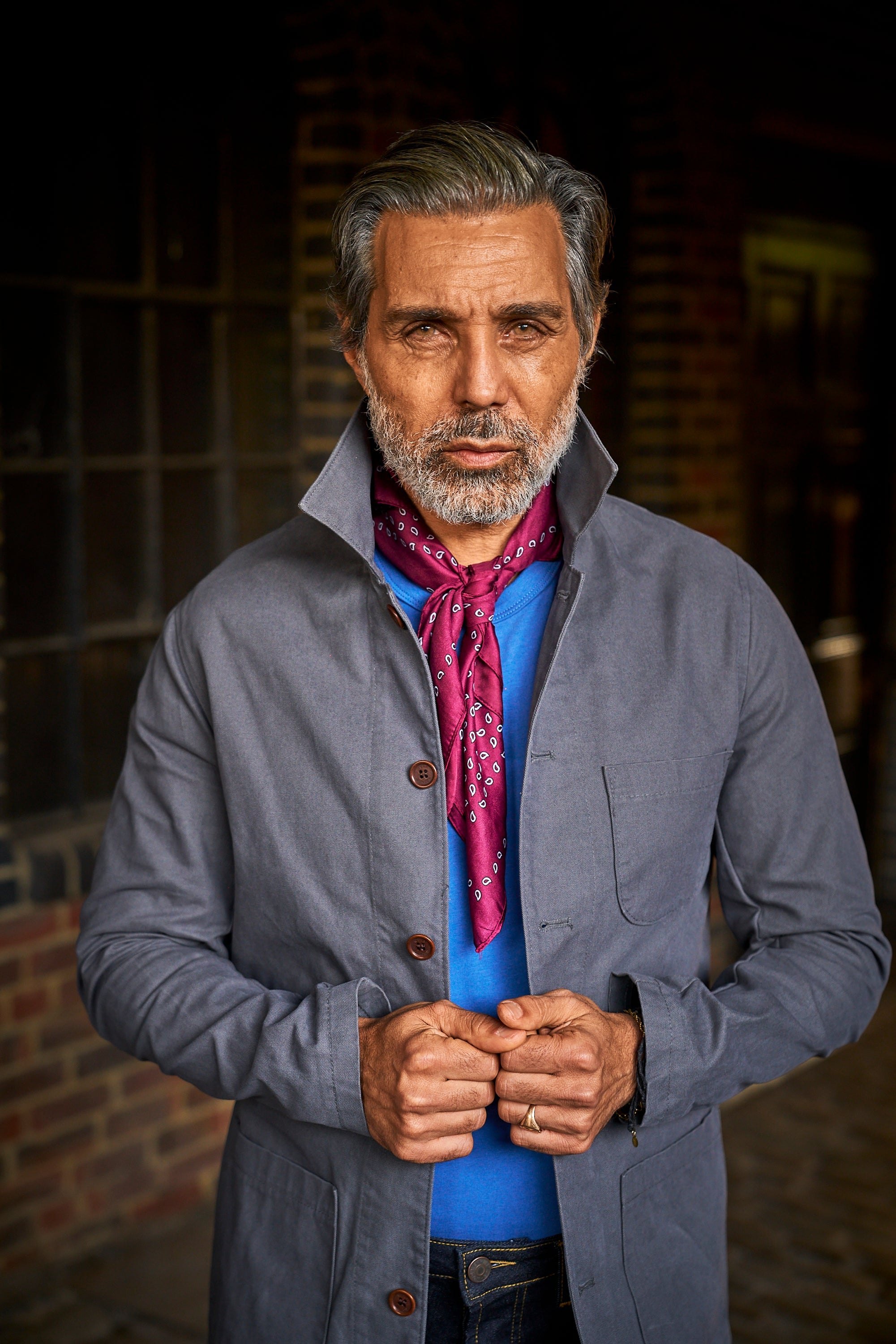 Chiltern Shacket - Grey Canvas - Wear London