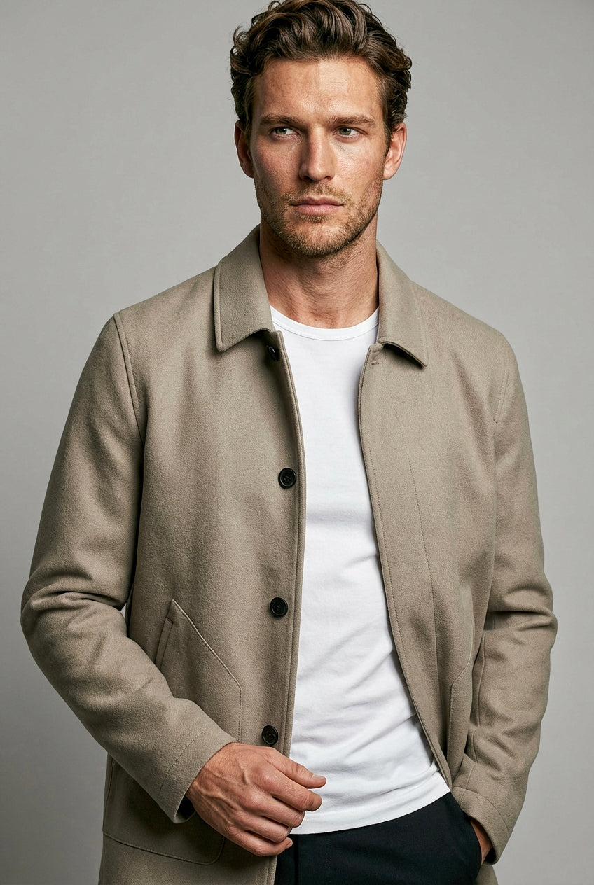 The Breen Mac Lined - Cappuccino - Wear London