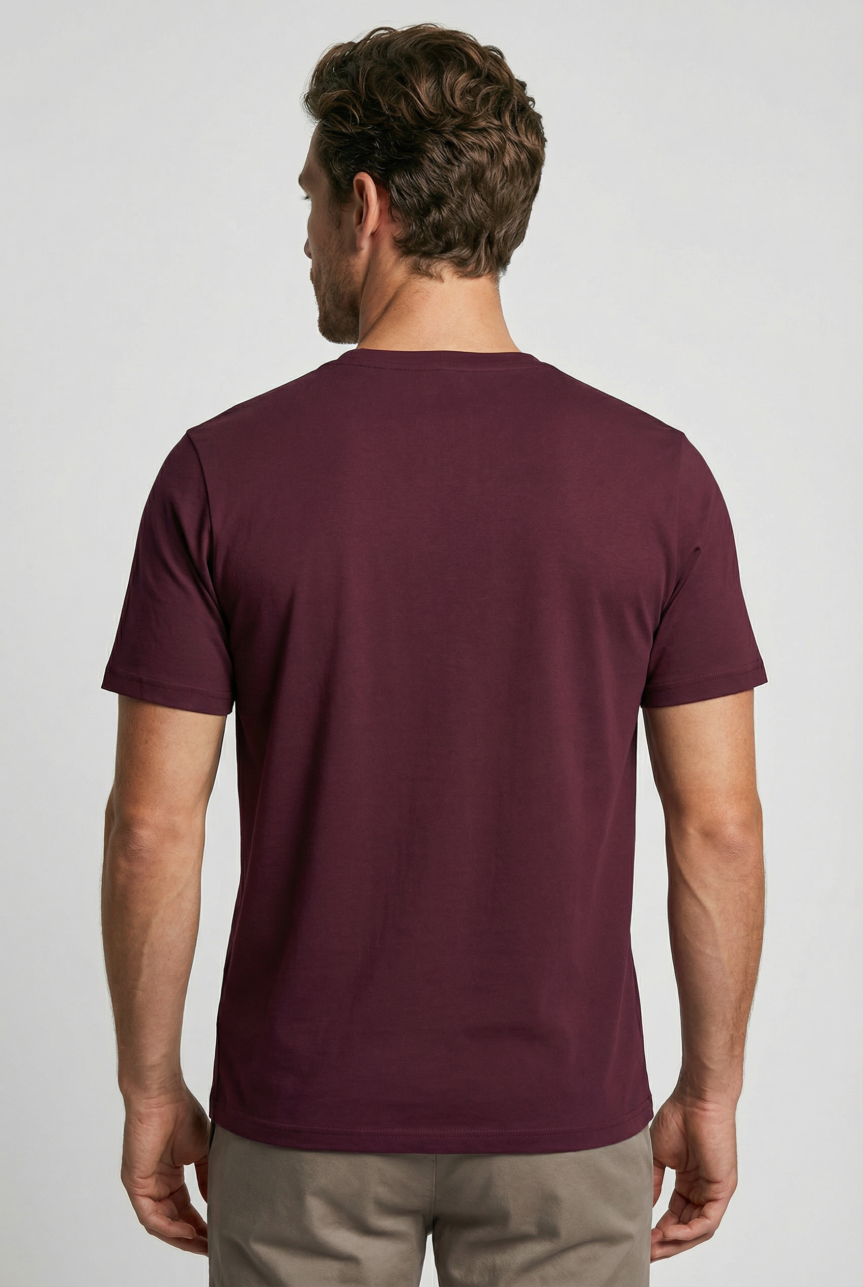 Trueman T-Shirt - Burgundy - Wear London