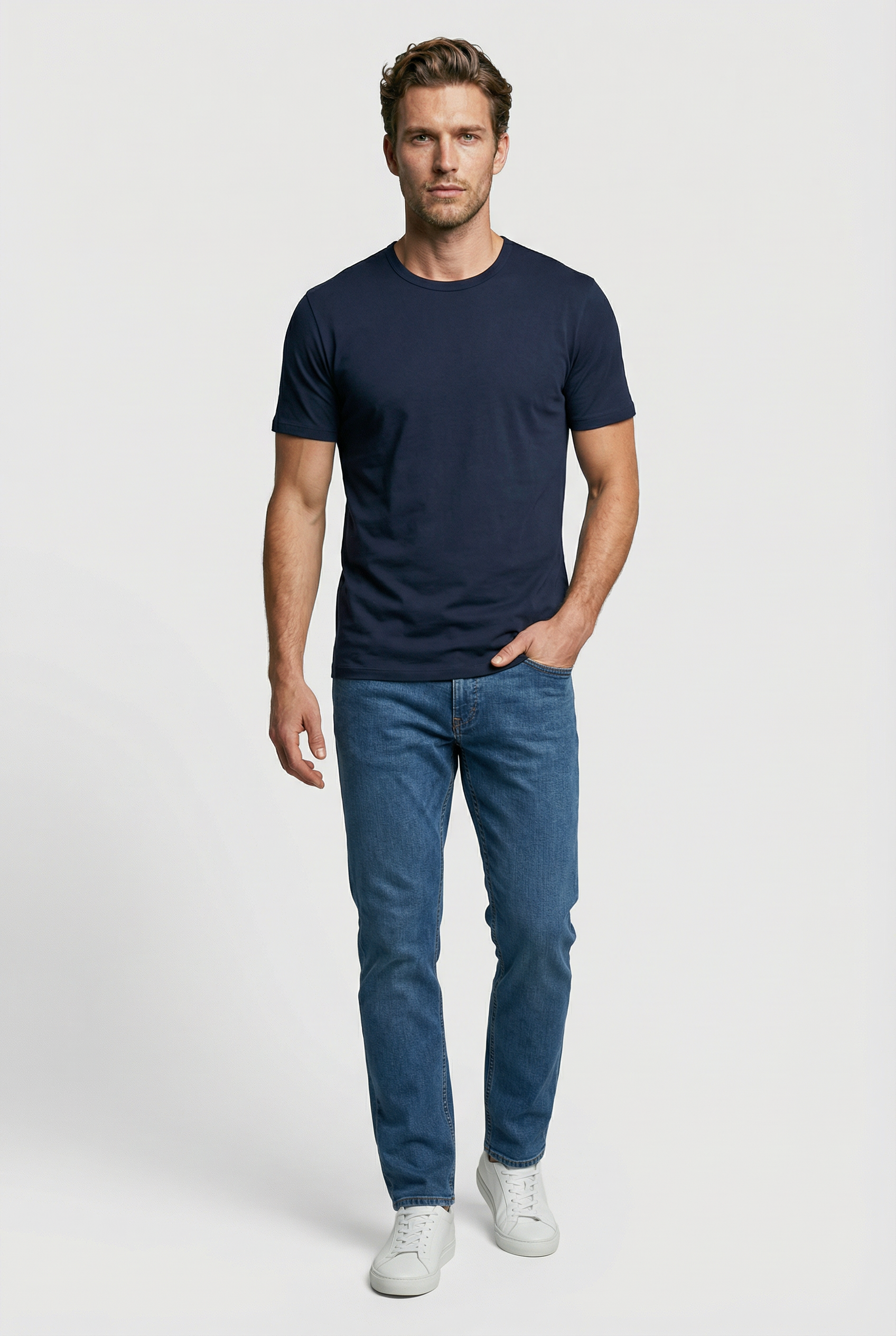 Trueman T-Shirt - Navy - Wear London