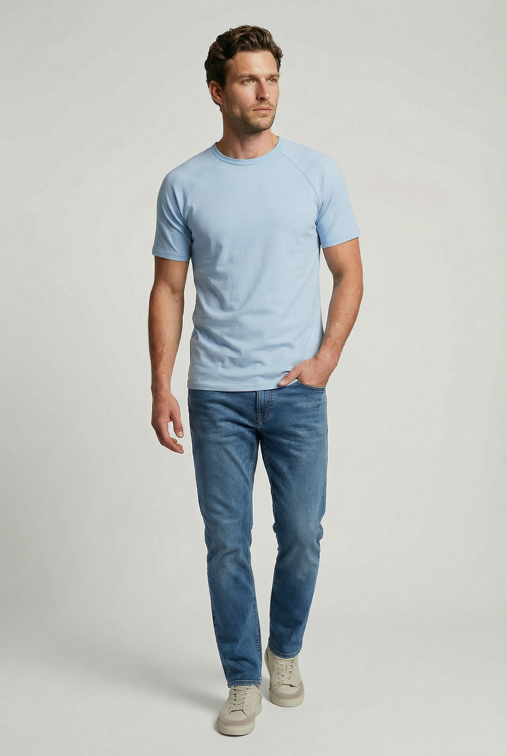 Hoxton T-shirt - Sky Blue - Wear London