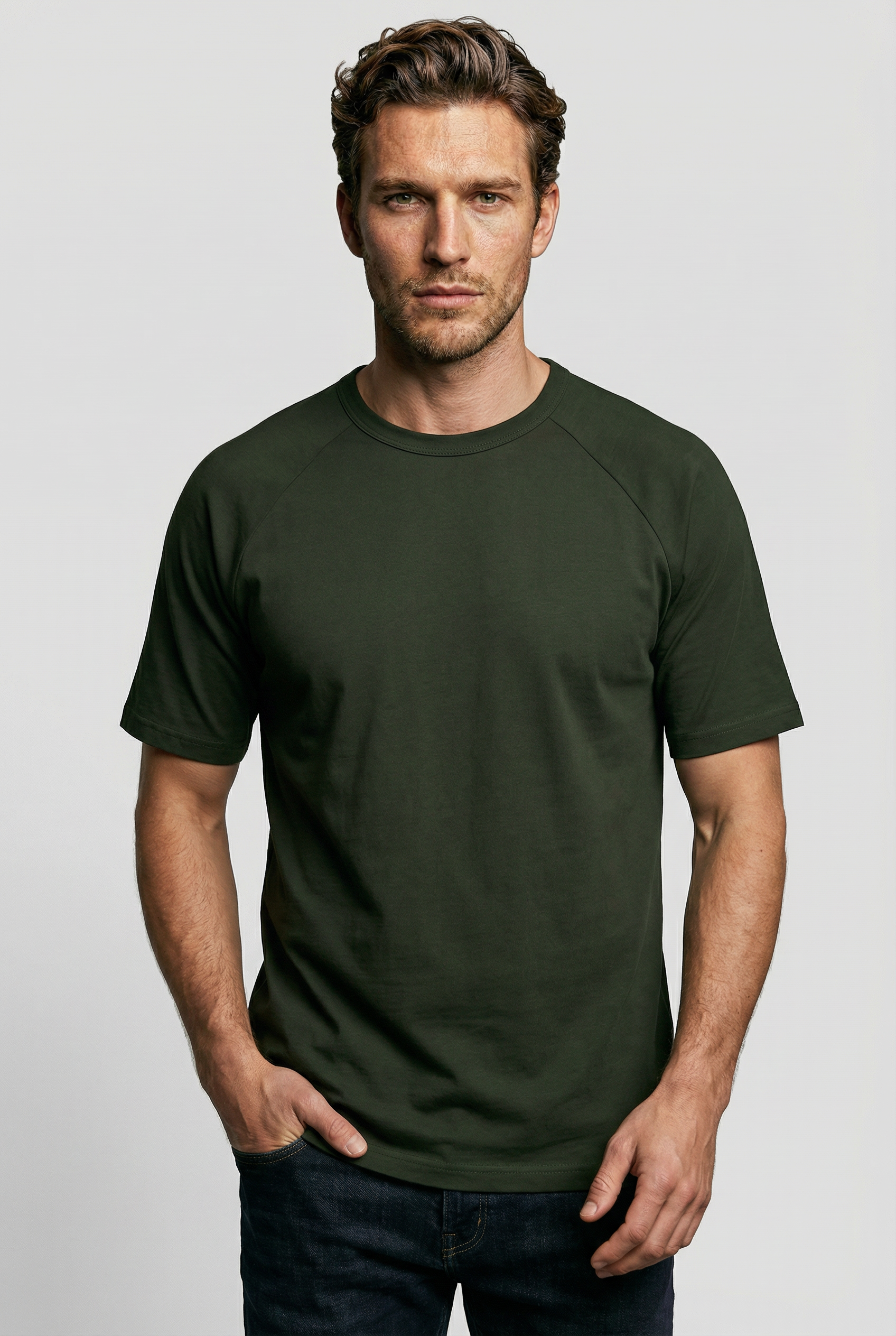 Hoxton T-shirt - Bottle Green - Wear London