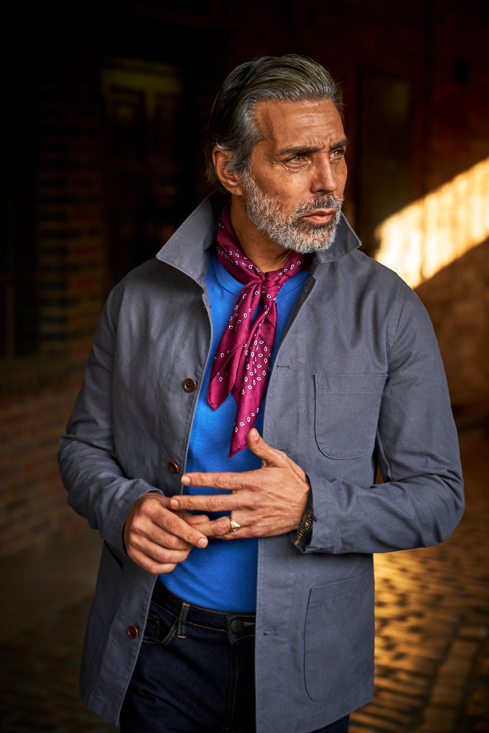 Chiltern Shacket - Grey Canvas - Wear London