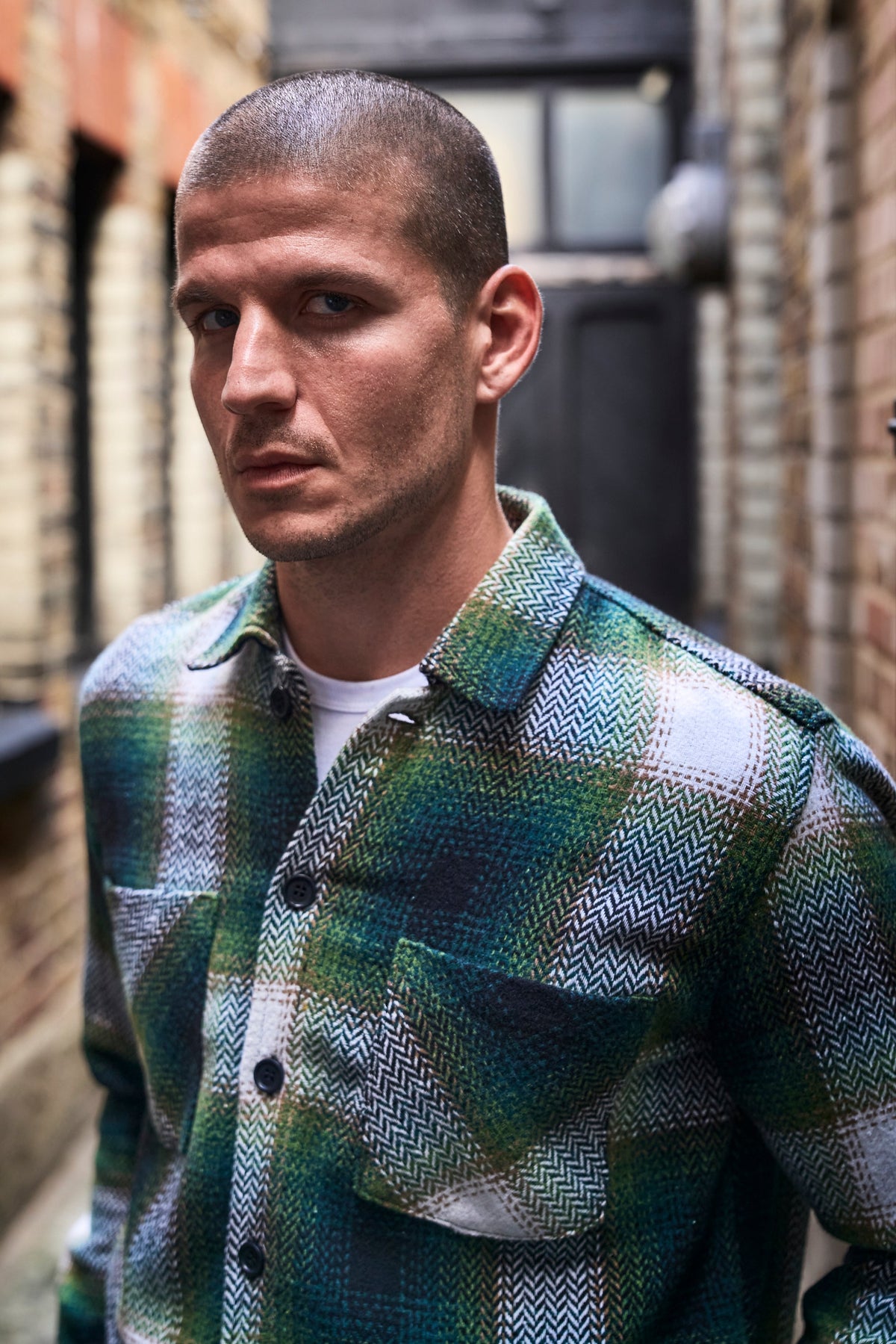 Bart Overshirt - Green Black - Wear London