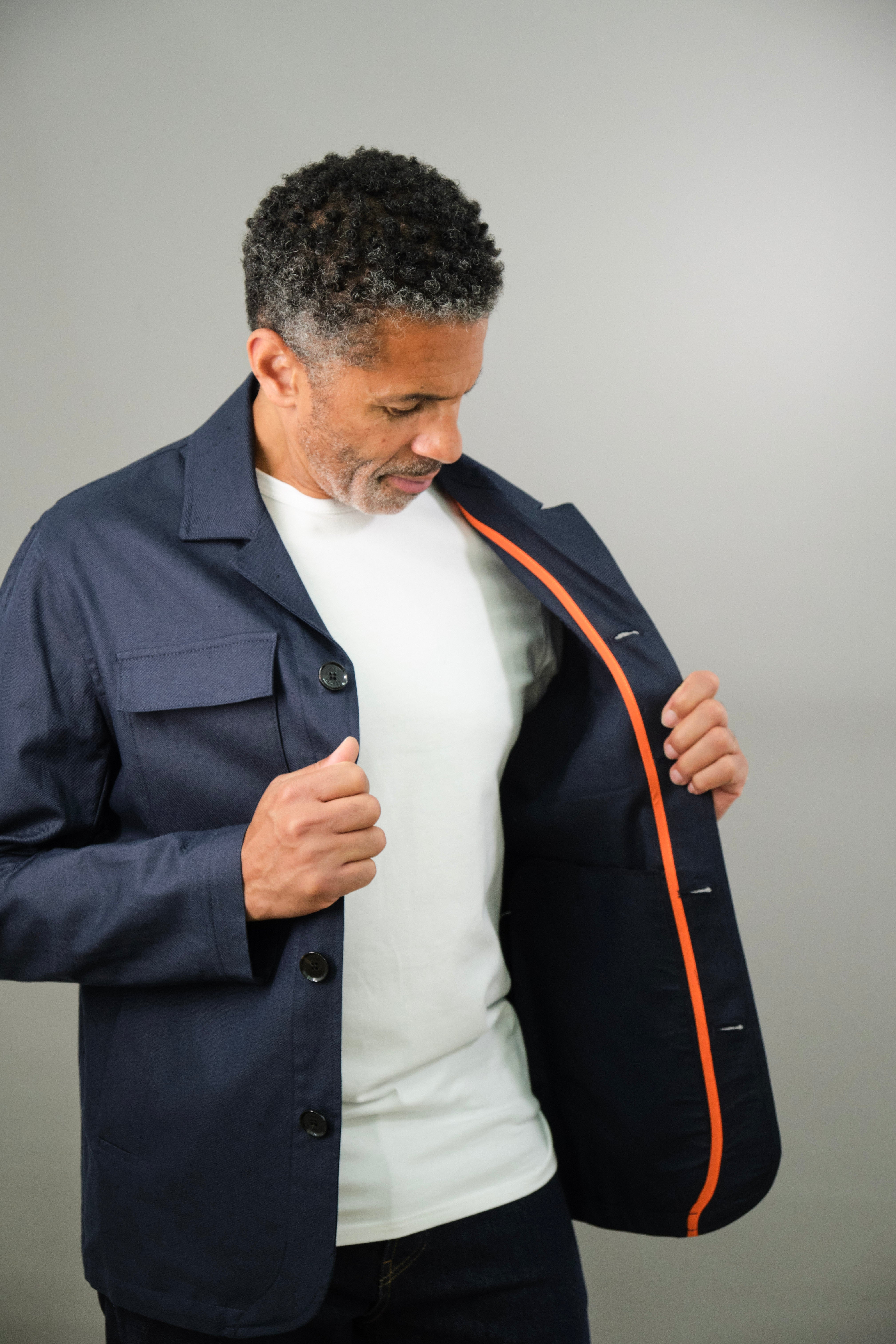 Mark Shacket - Navy Cotton - Wear London