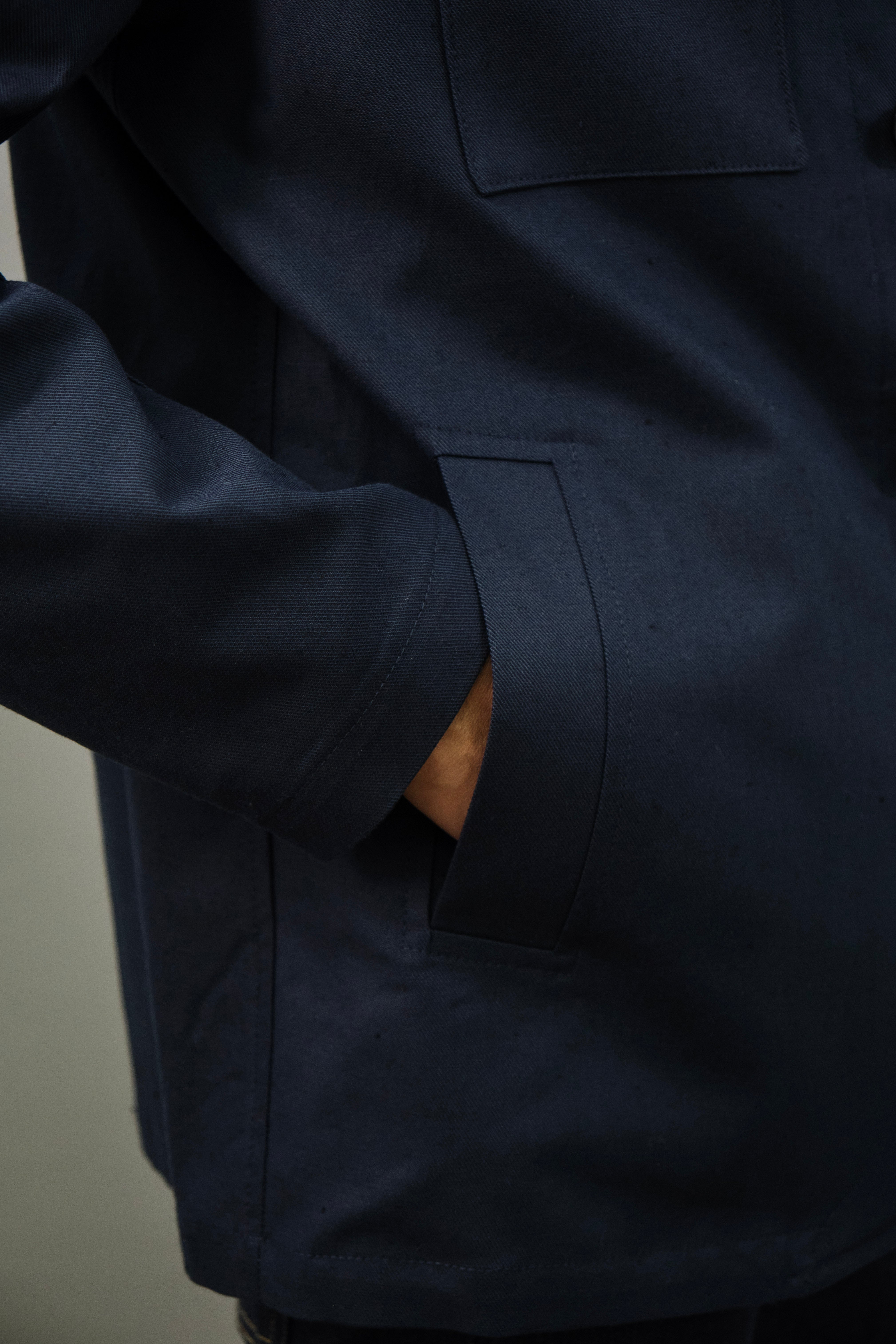 Mark Shacket - Navy Cotton - Wear London