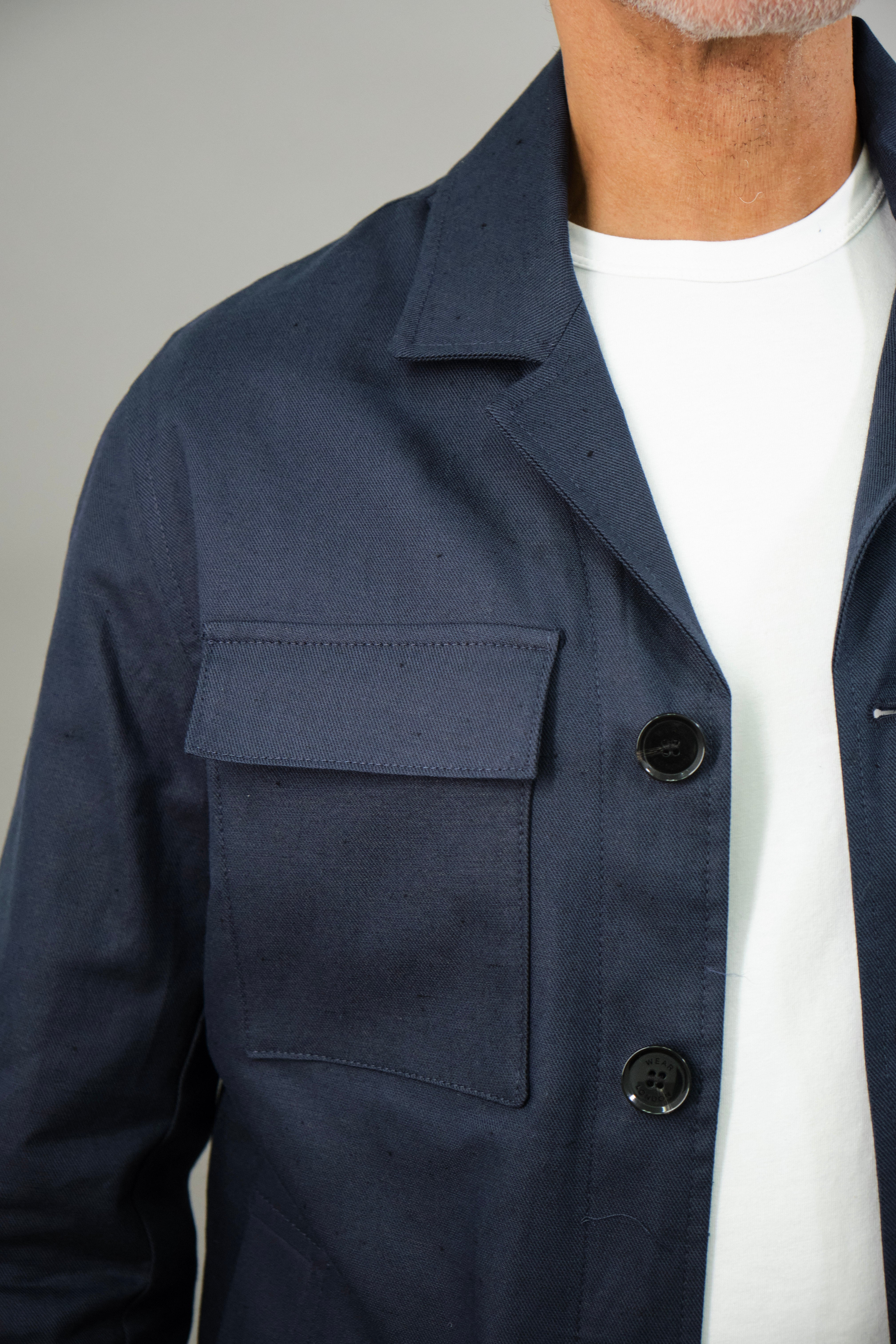 Mark Shacket - Navy Cotton - Wear London