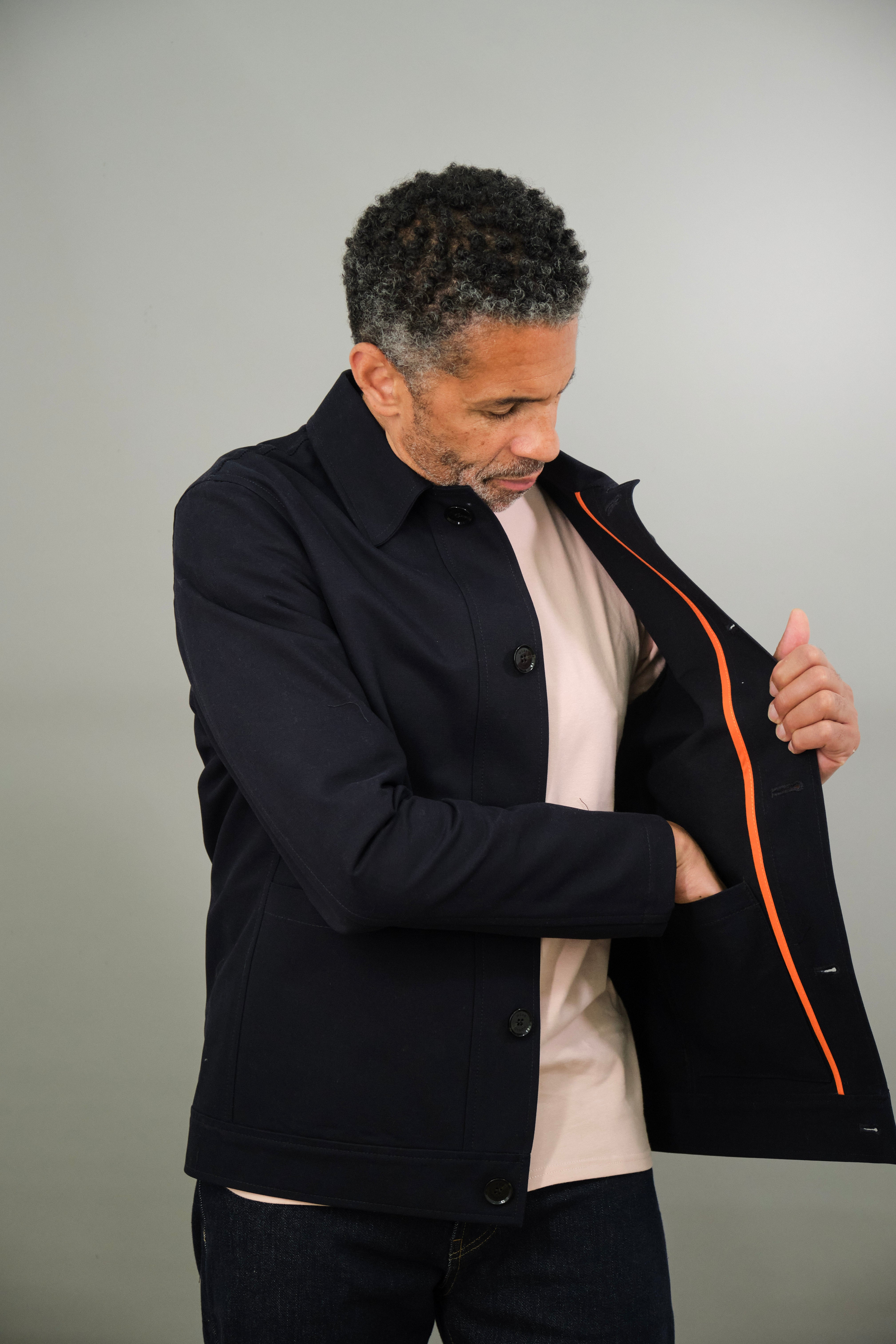 Regency Shacket - Navy Dx - Wear London