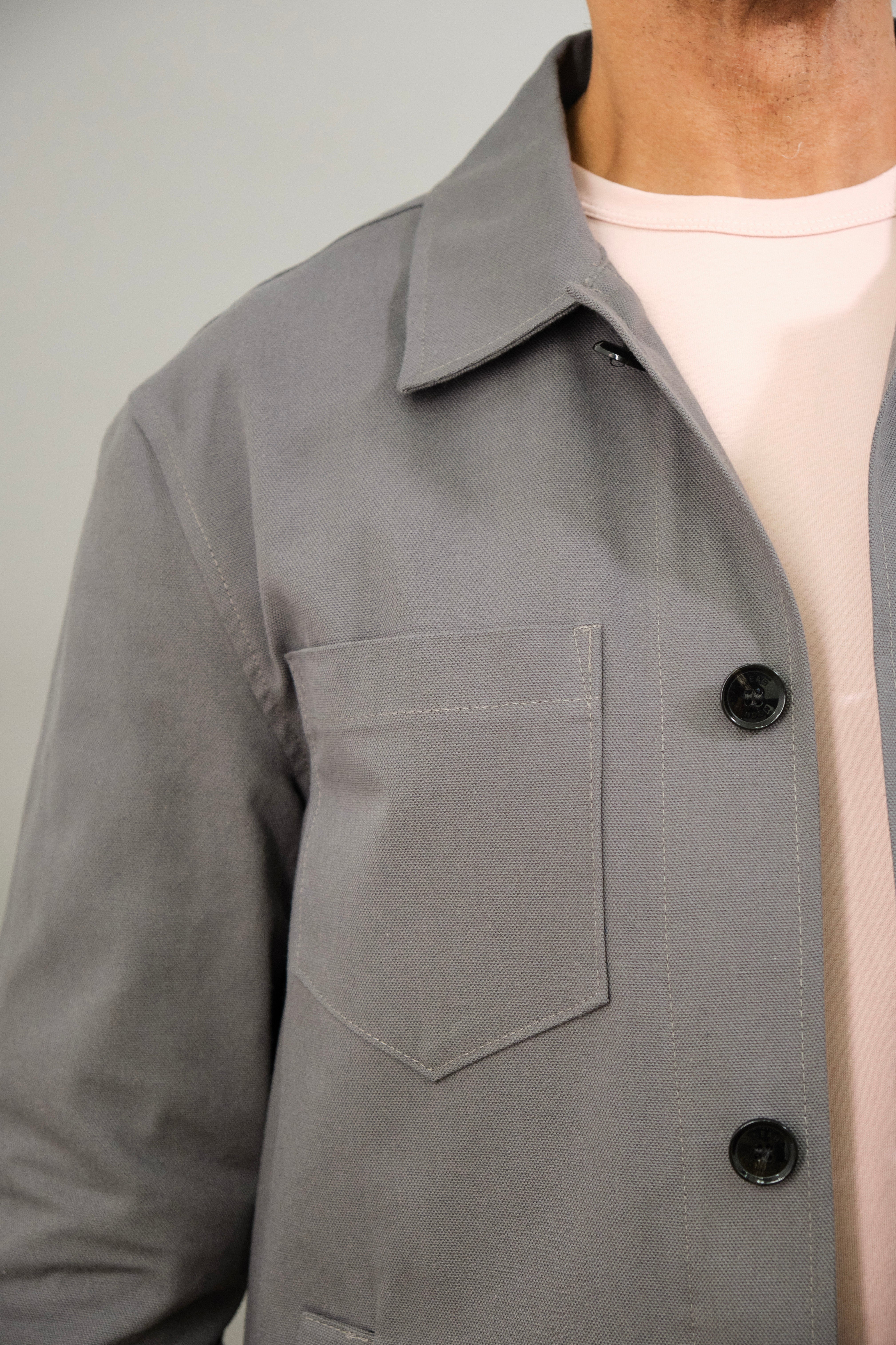 Southend Shacket Unlined - Stone Stretch - Wear London